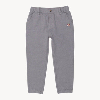 gray cotton magnetic pant