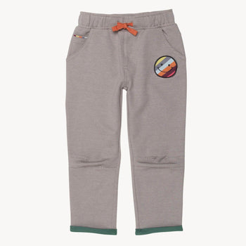 gray denim cotton magnetic pant