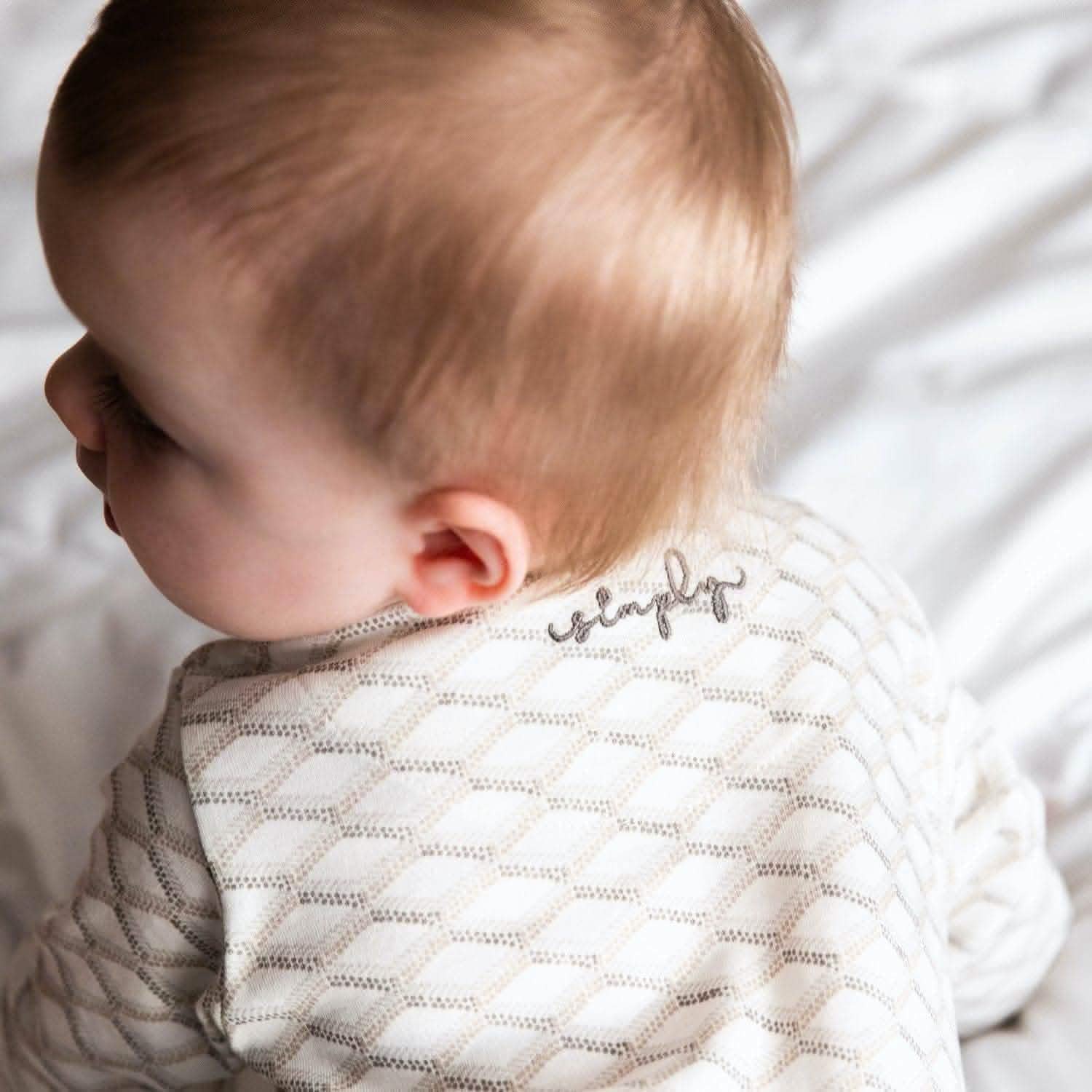 gray pompidou organic cotton magnetic footie