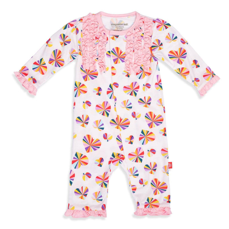 groove is in the heart modal magnetic ruffle coverall - re-loved