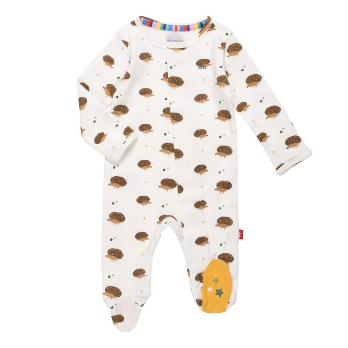 gus organic cotton magnetic parent favorite footie - re-loved
