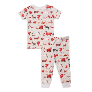 i chews you modal magnetic no drama toddler pajama short sleeve set - re-loved