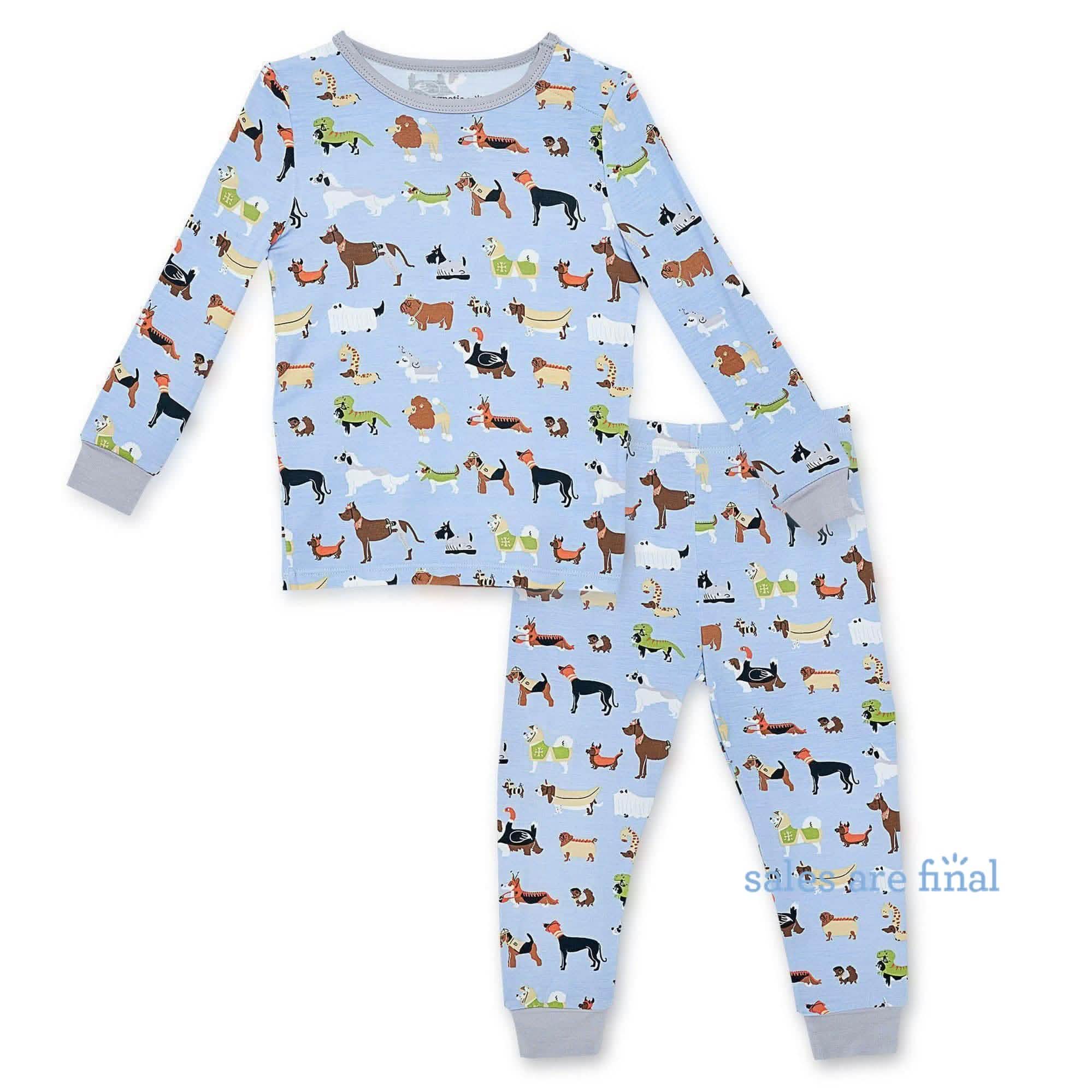 in-dog-nito II modal magnetic toddler and kids pajama set - re-loved