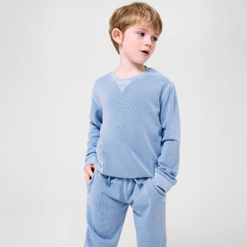 infinity blue cotton magnetic pant