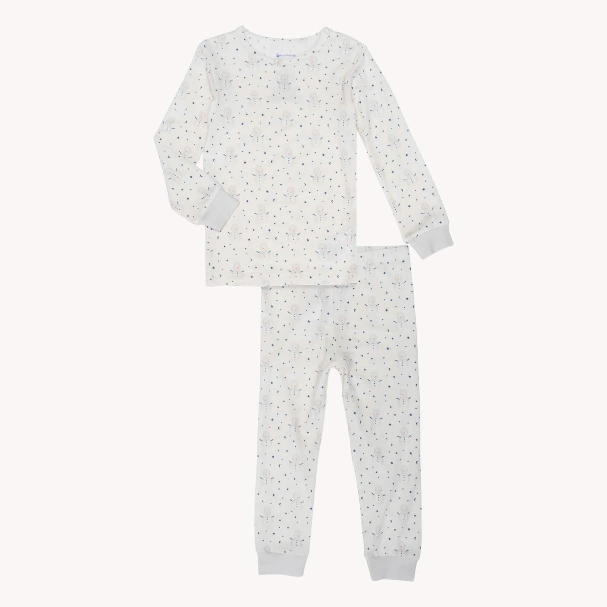 it's a winterful life modal magnetic no drama pajama kids long sleeve set