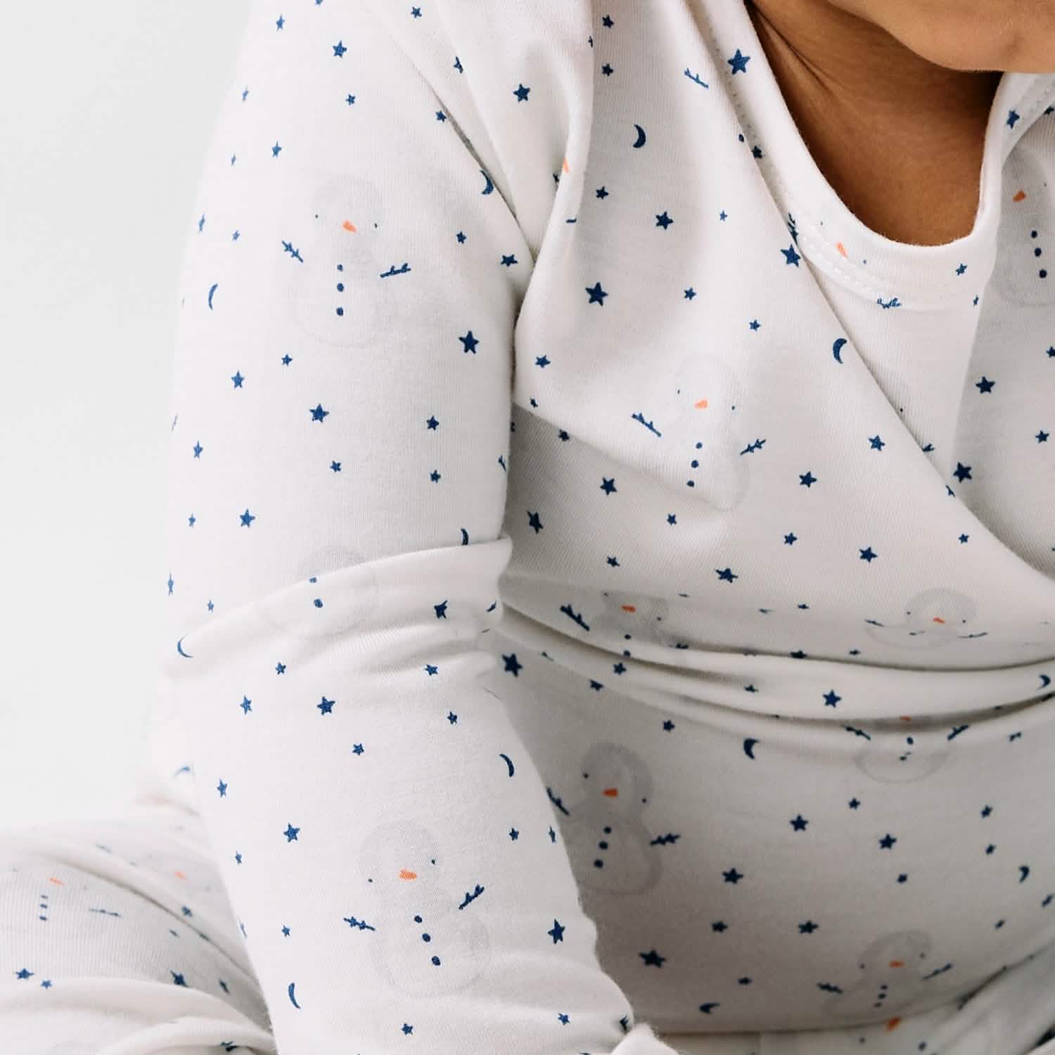 it's a winterful life modal magnetic no drama pajama kids long sleeve set