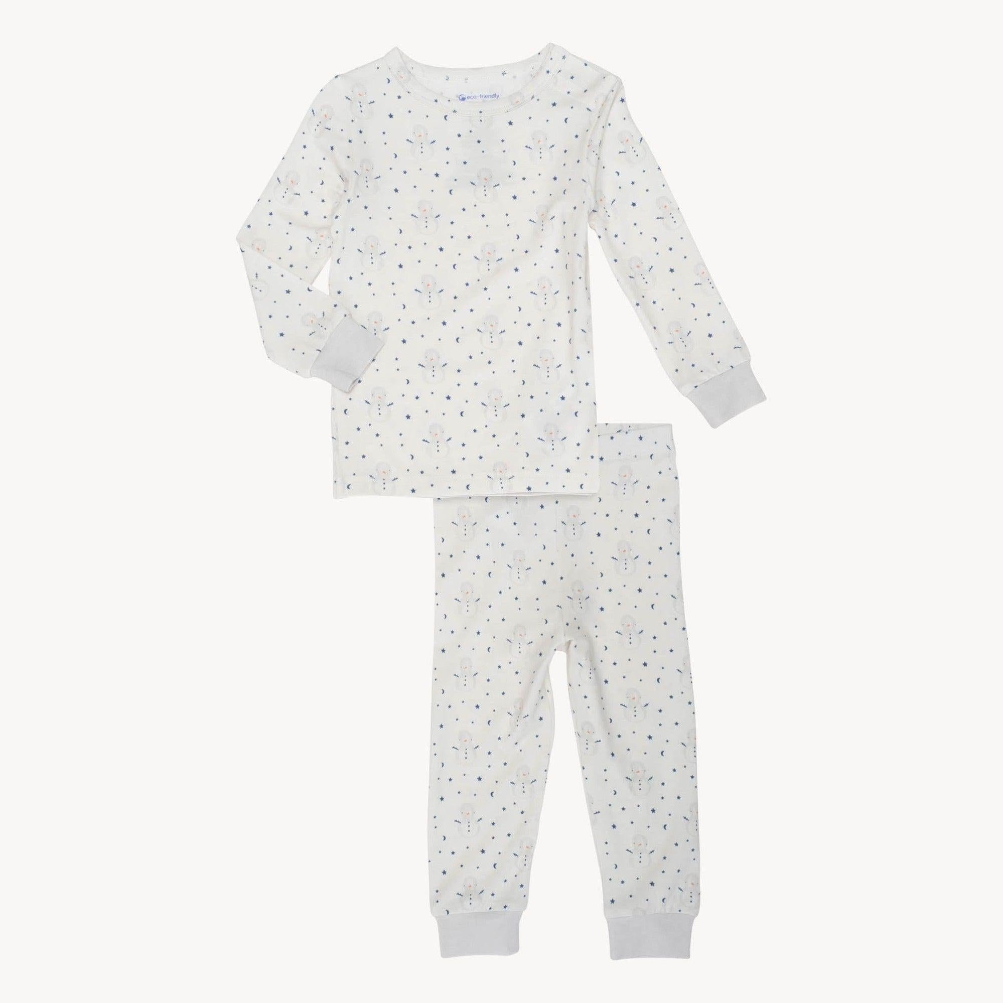 it's a winterful life modal magnetic no drama pajama toddler long sleeve set