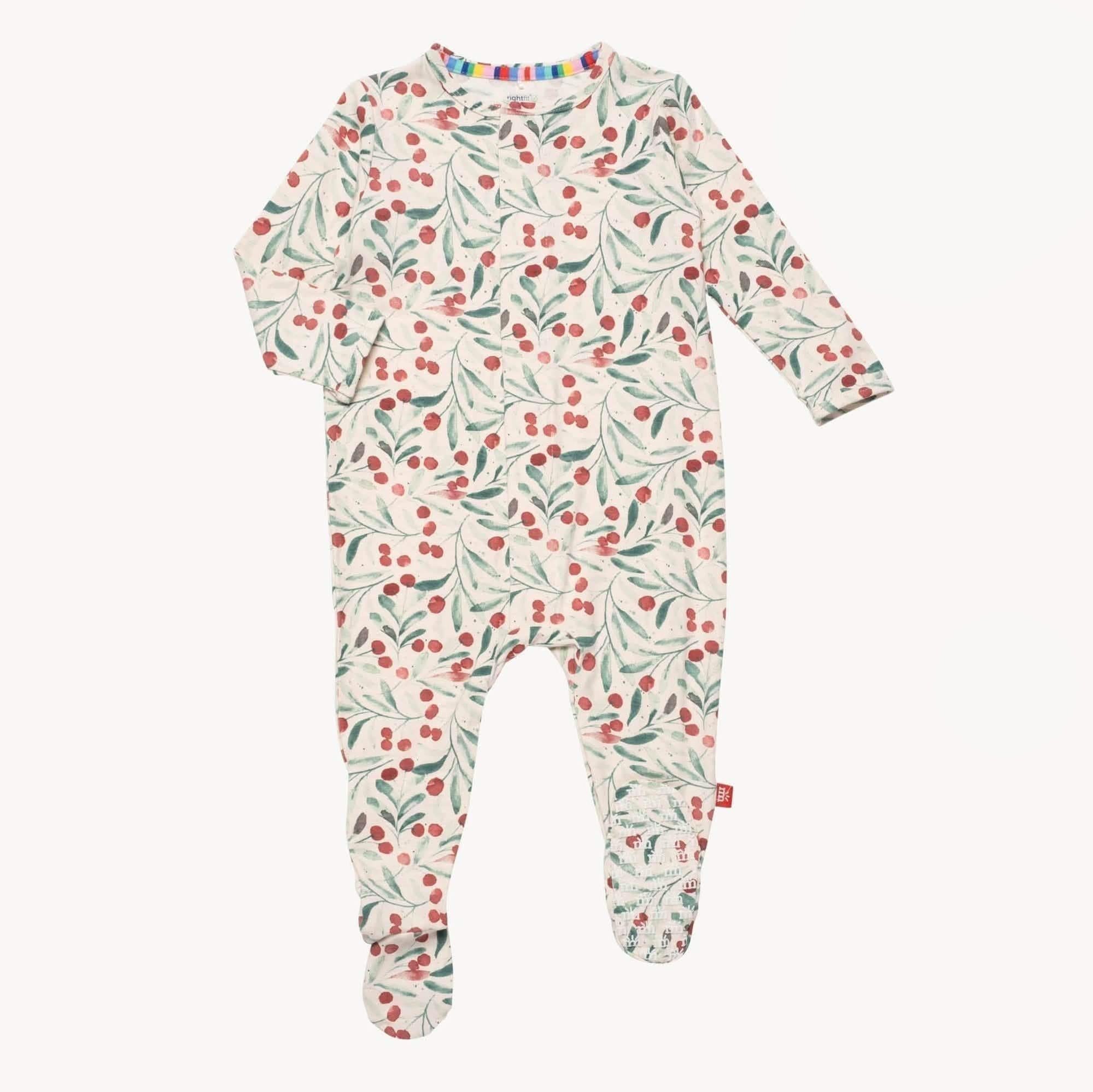 kiss me baby one more time RightFit™ magnetic parent favorite footie