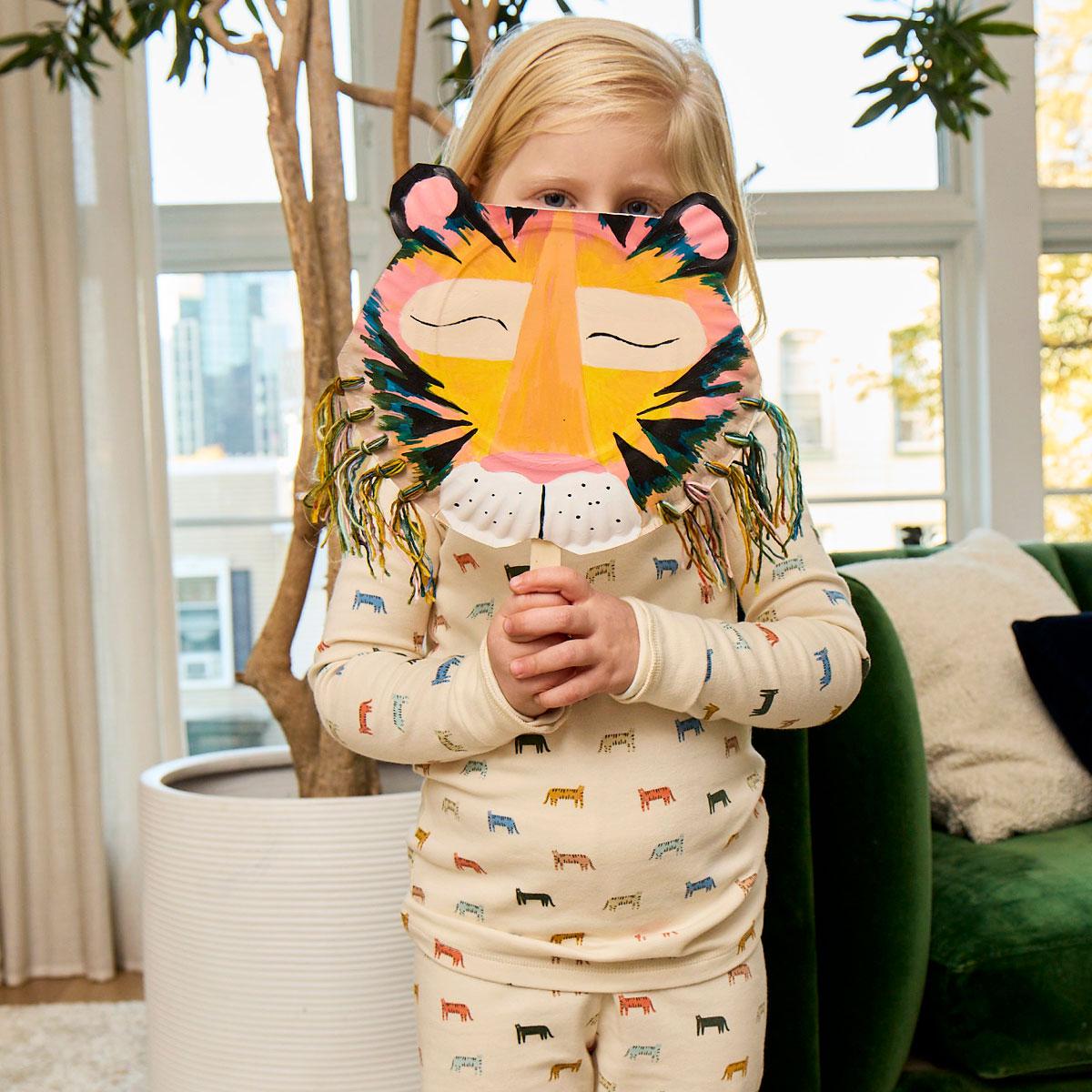 le tigre organic cotton magnetic no drama pajama long sleeve set-Magnetic Me