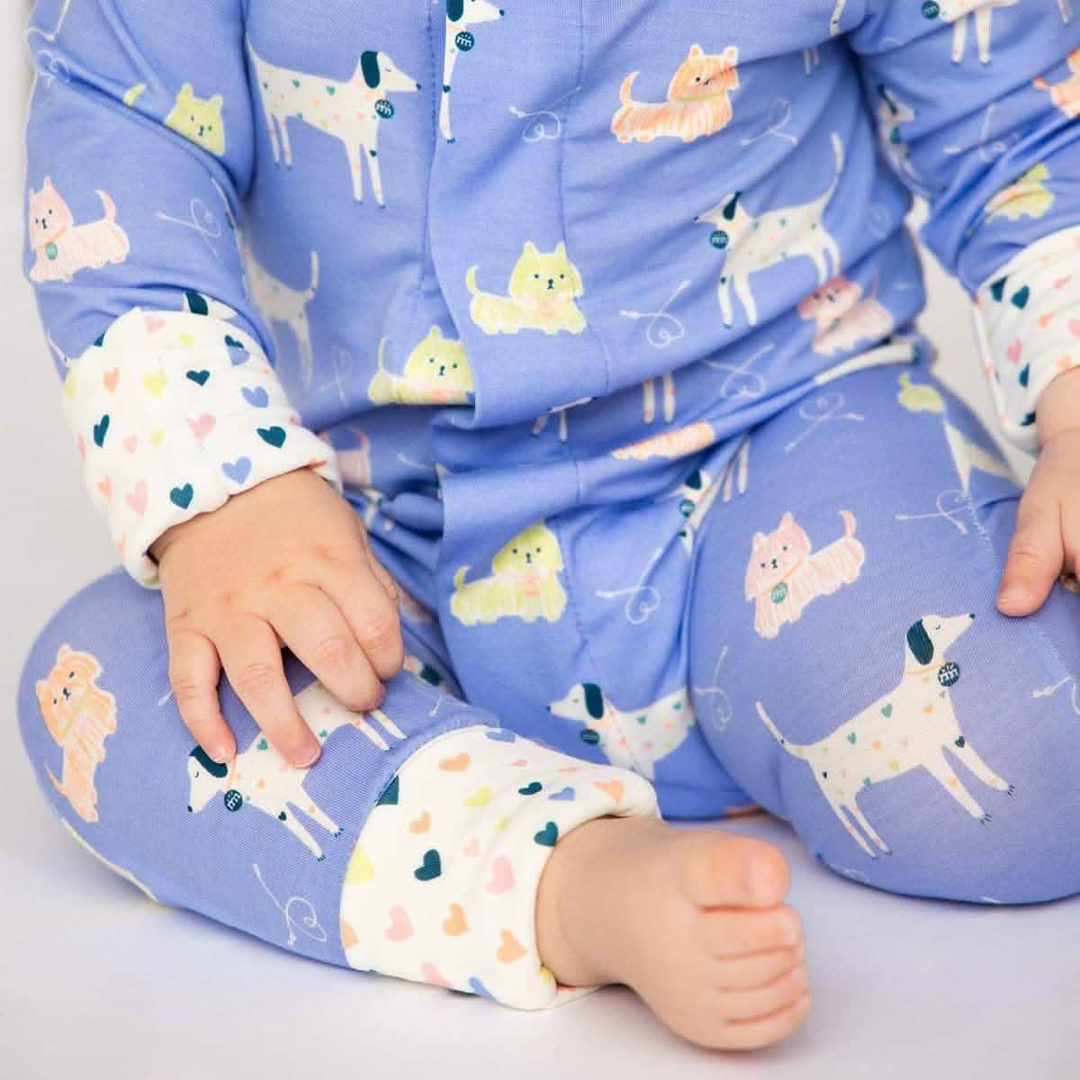 leash on life modal magnetic grow with me convertible coverall - re-loved