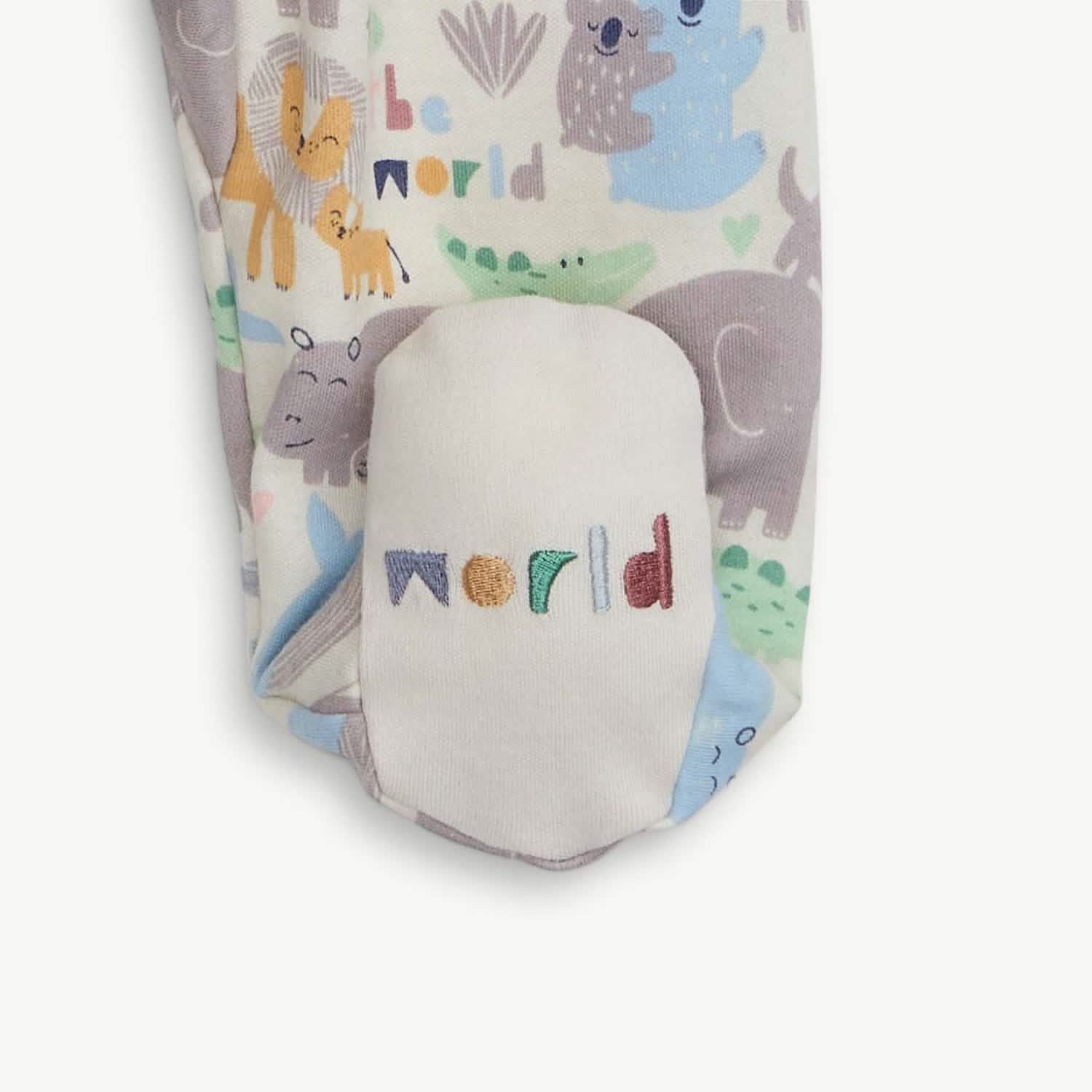 little lovin organic cotton magnetic take-me-home kimono set