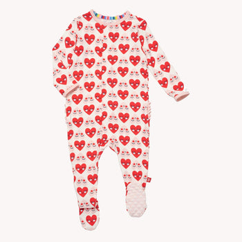 lookin' so crazy in love RightFit™ magnetic parent favorite footie