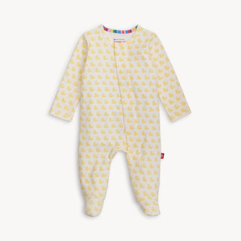 many ducks yellow CloudStretch™ magnetic footie