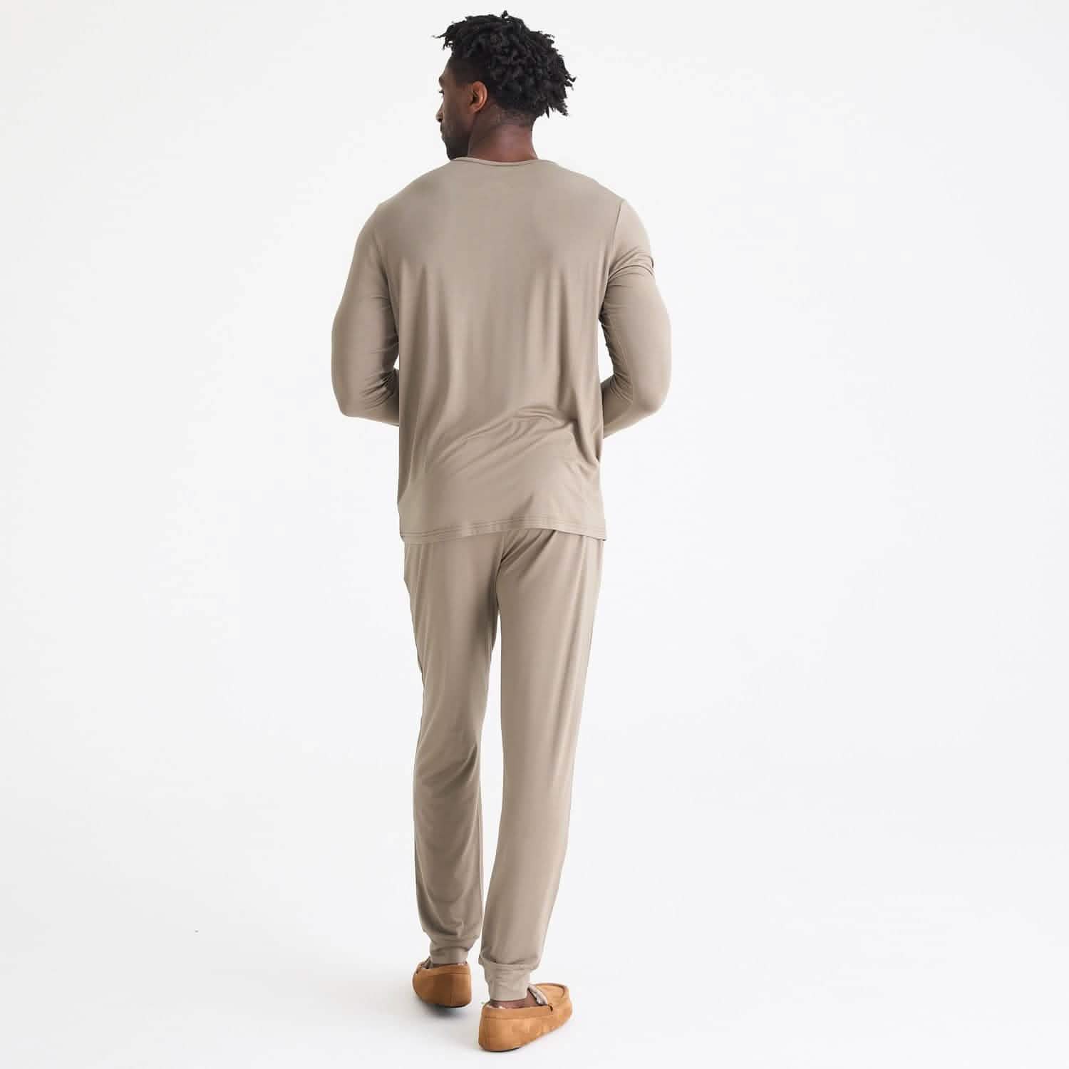 men's fresh brew modal magnetic henley jogger set