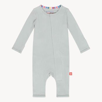 mist ribbed cotton magnetic fuss free coverall