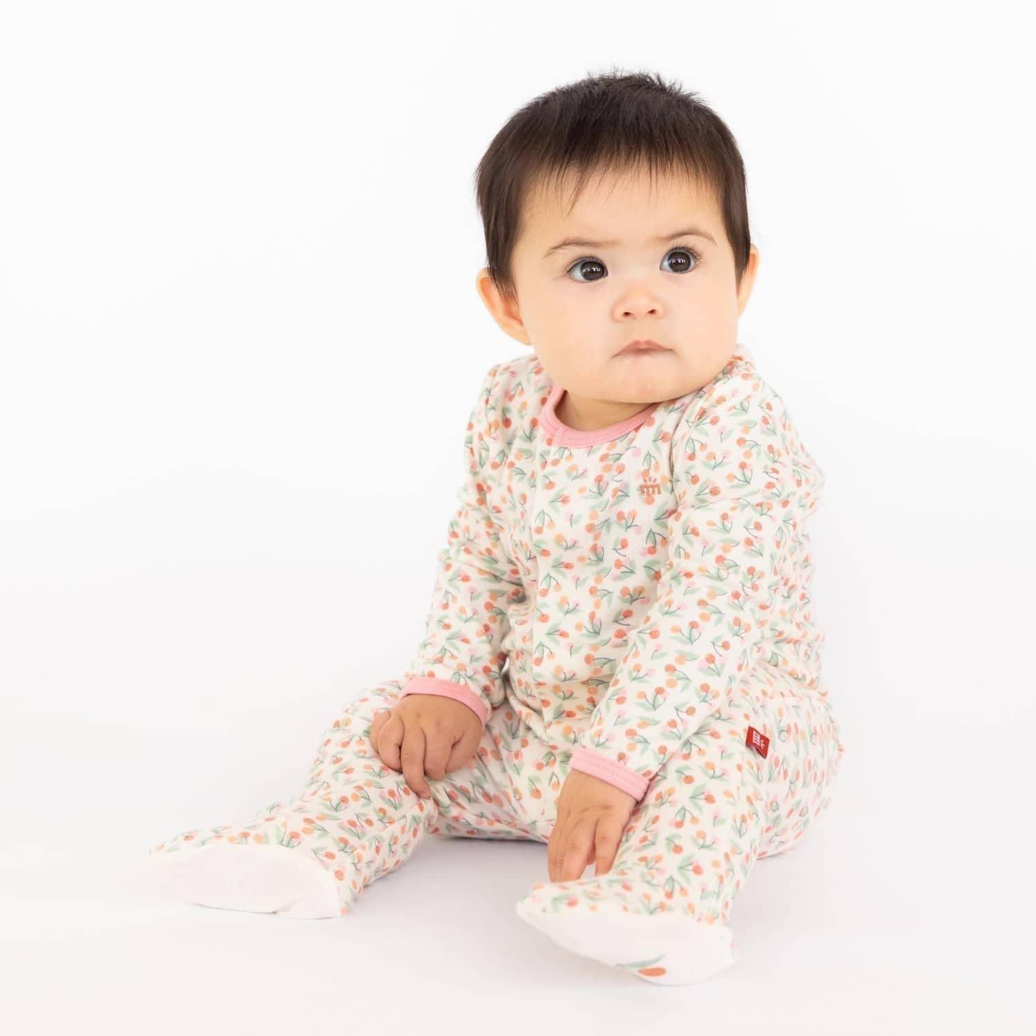 mon cheri organic cotton magnetic parent favorite footie - re-loved