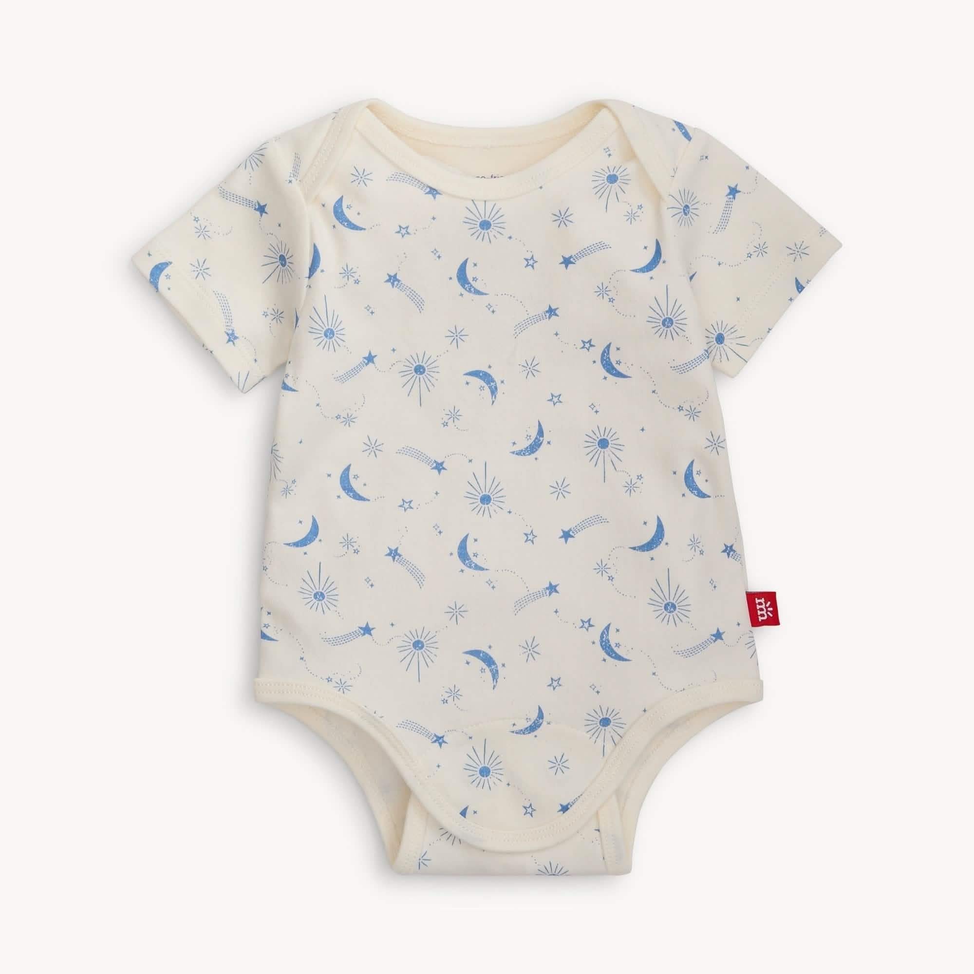 moon song organic cotton magnetic bodysuit - re-loved