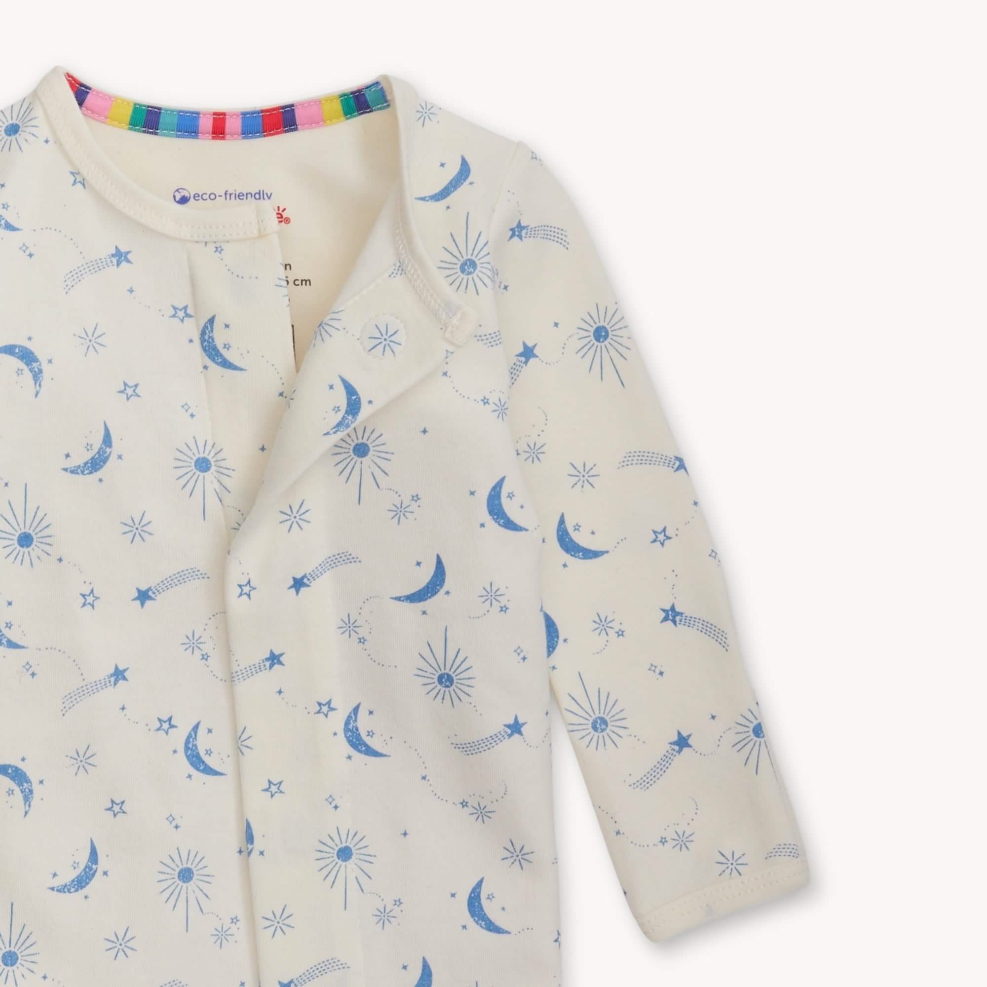 moon song organic cotton magnetic coverall
