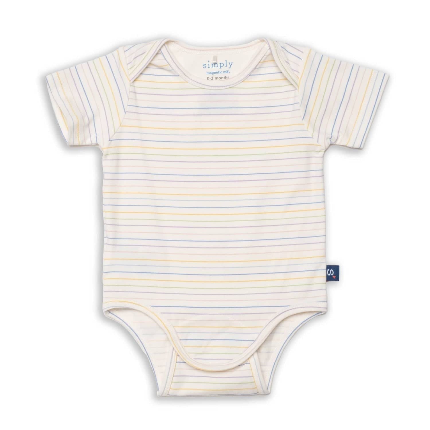 multi color stripe CloudStretch™ magnetic bodysuit