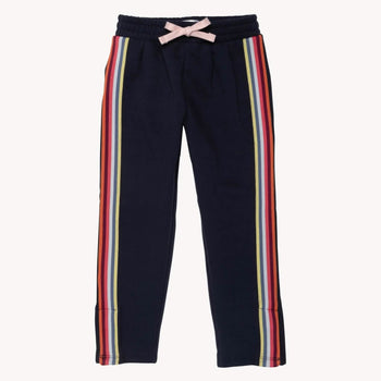 navy cotton magnetic track pant