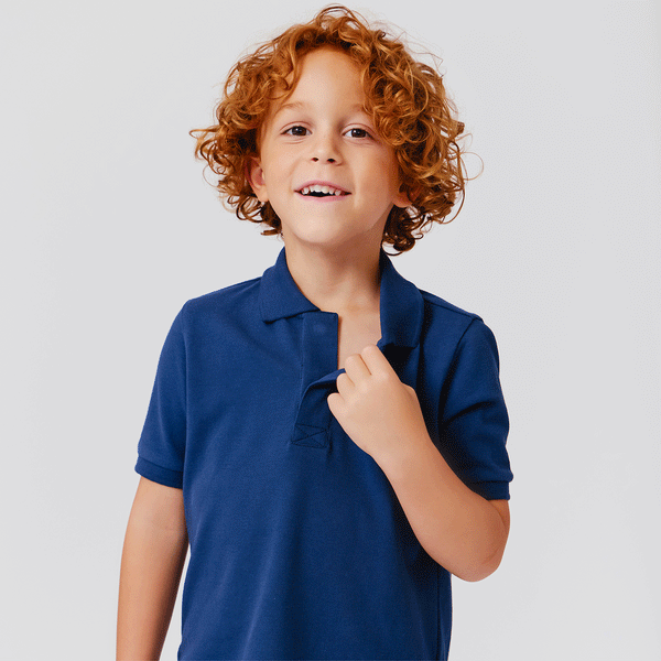 blue Me Magnetic organic cotton magnetic navy shirt – polo