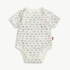 starry ride organic cotton magnetic bodysuit | 5 set