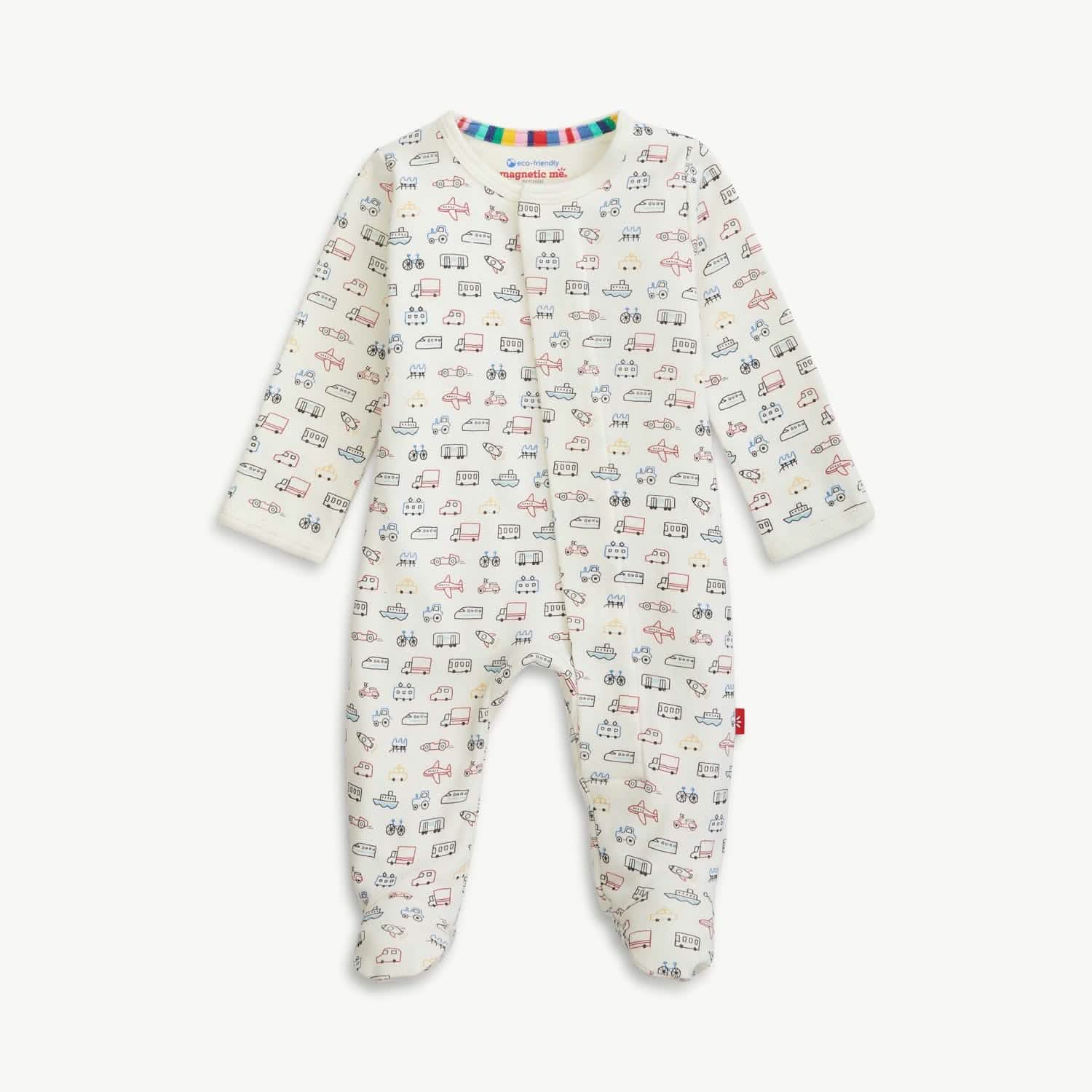 on the go organic cotton magnetic footie