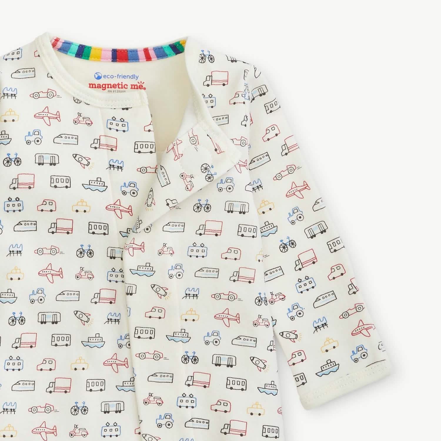 on the go organic cotton magnetic footie