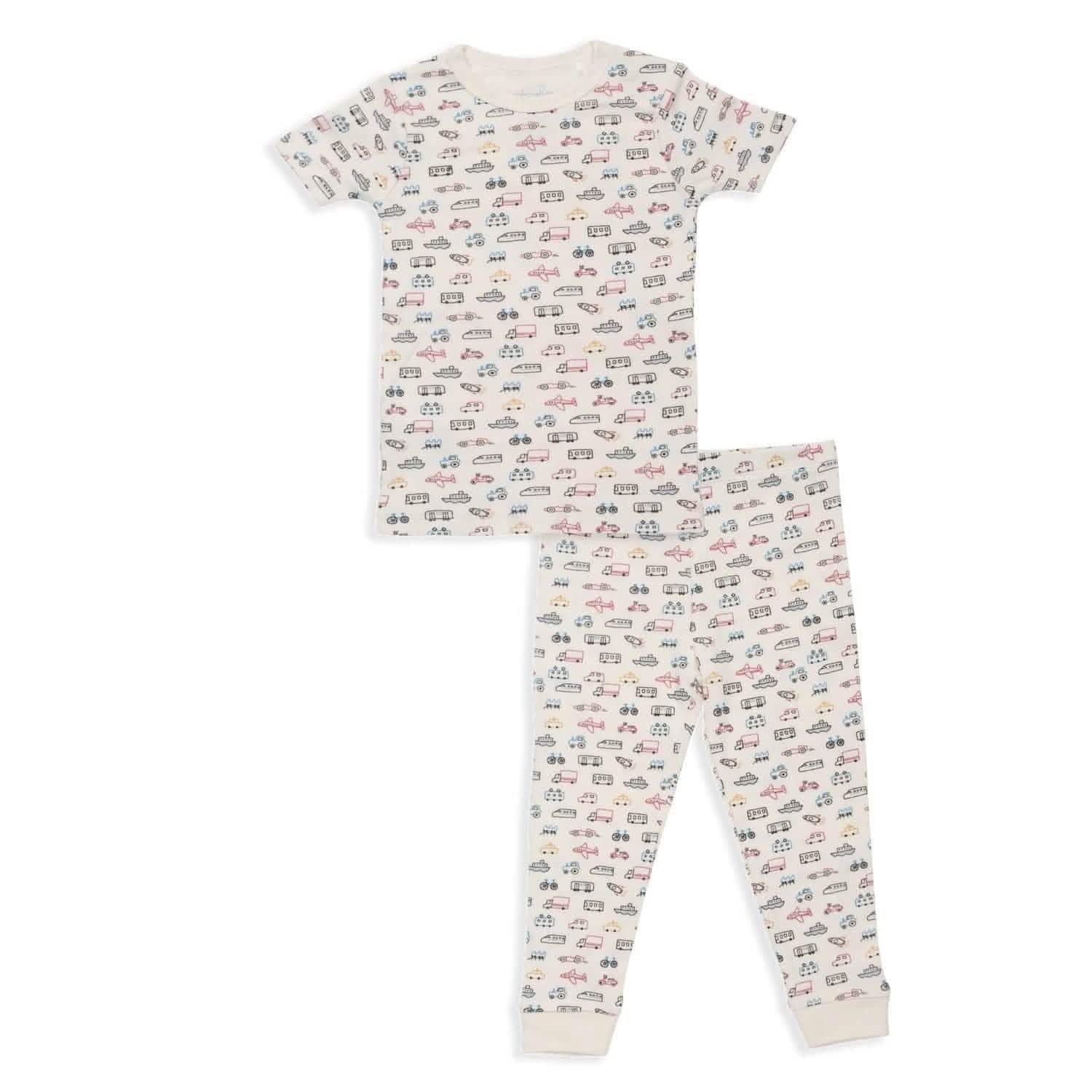 on the go organic cotton magnetic kids pajama set