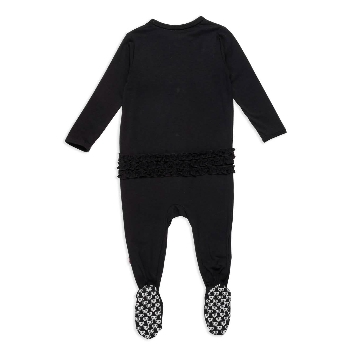 onyx RightFit™ magnetic parent favorite footie with ruffles