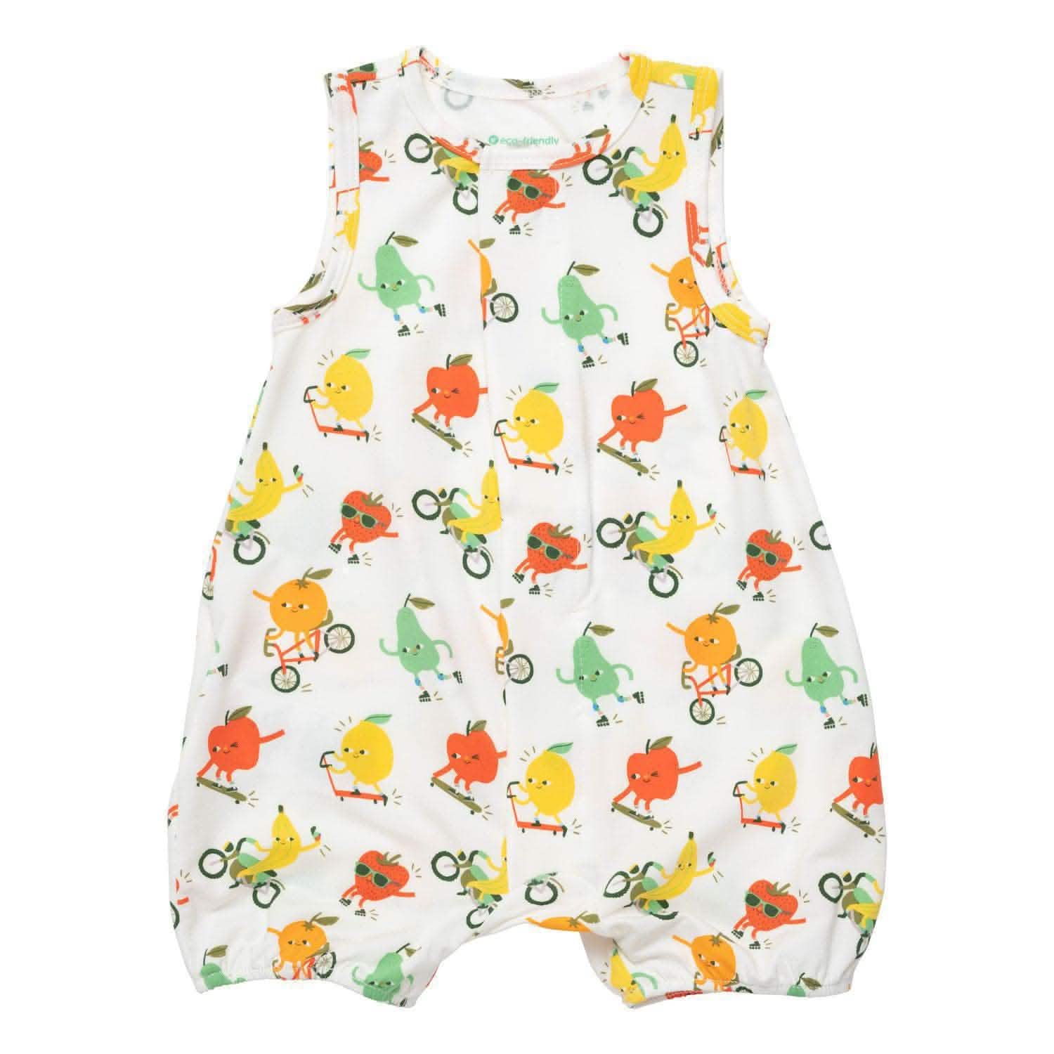 peeling great modal magnetic sleeveless romper - re-loved