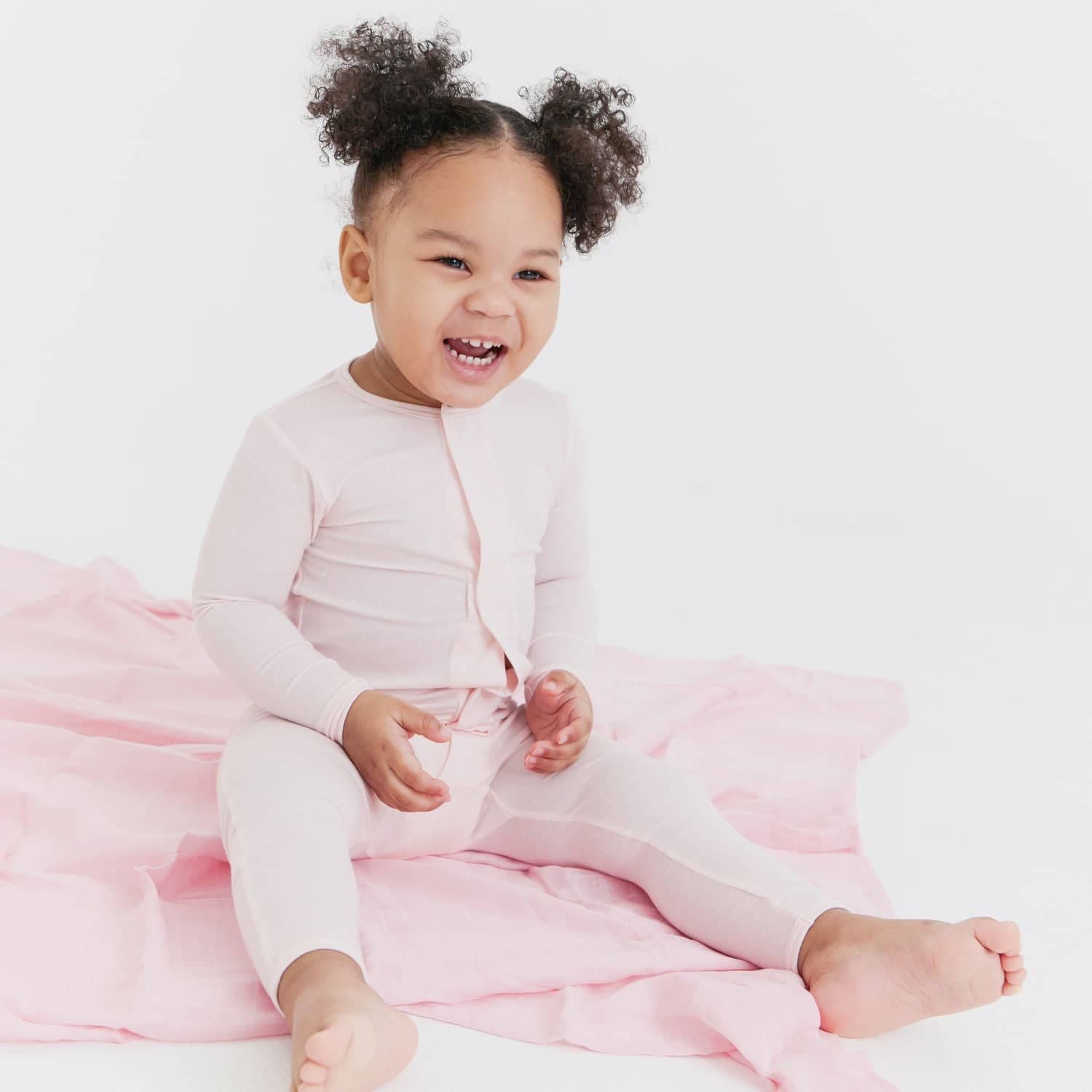 pin dot pink modal magnetic fuss free coverall - re-loved