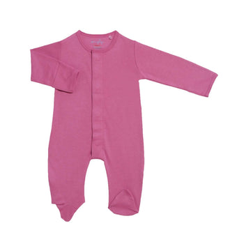 pink bliss organic cotton magnetic footies