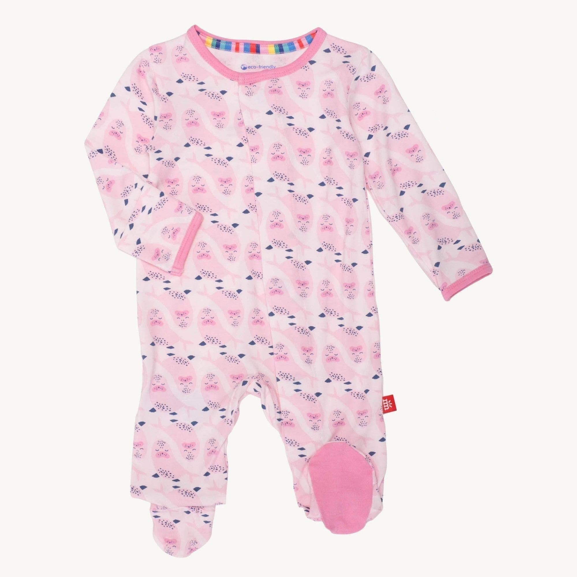 pink signed sealed delivered modal magnetic parent favorite footie
