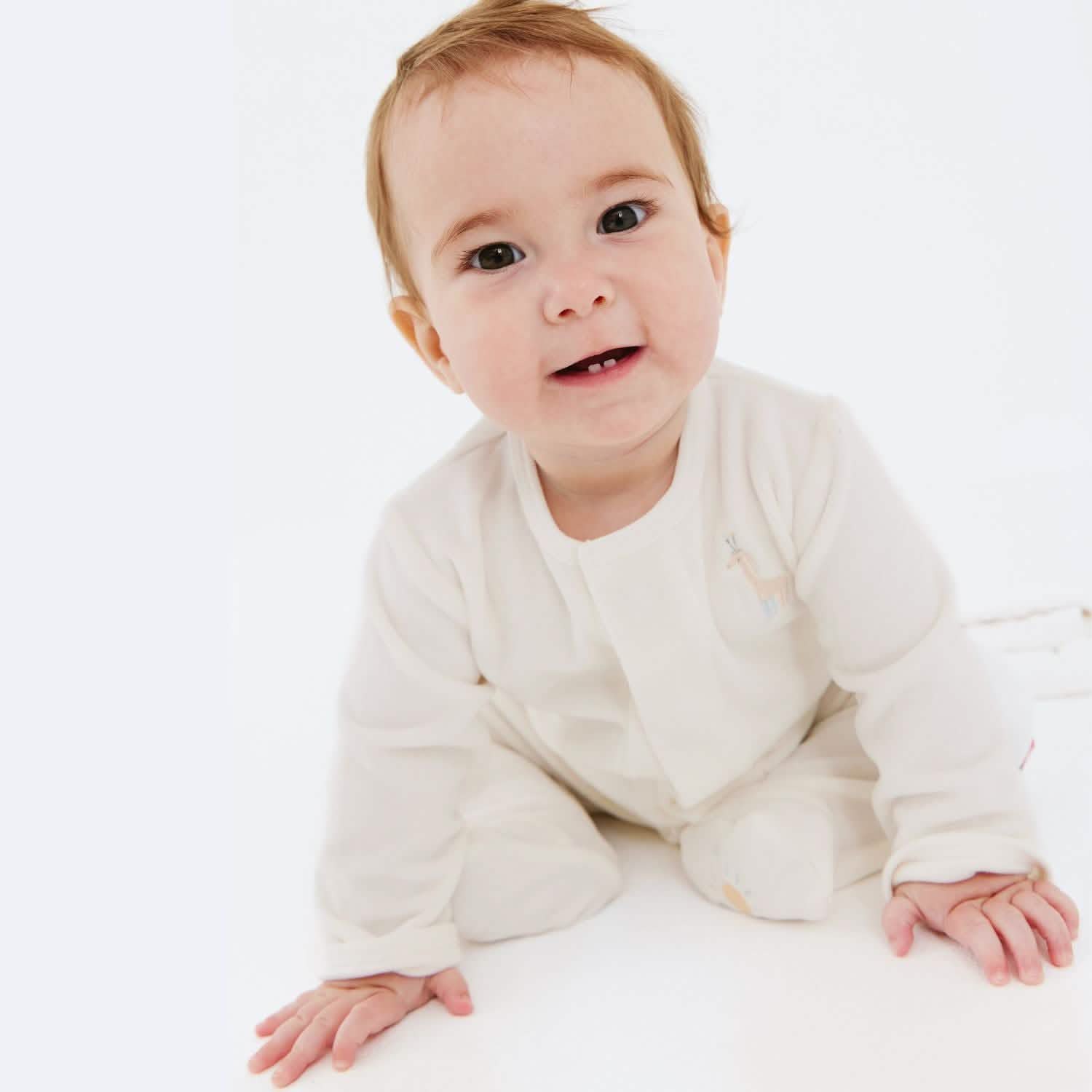 rainbow dreams velour magnetic parent favorite footie