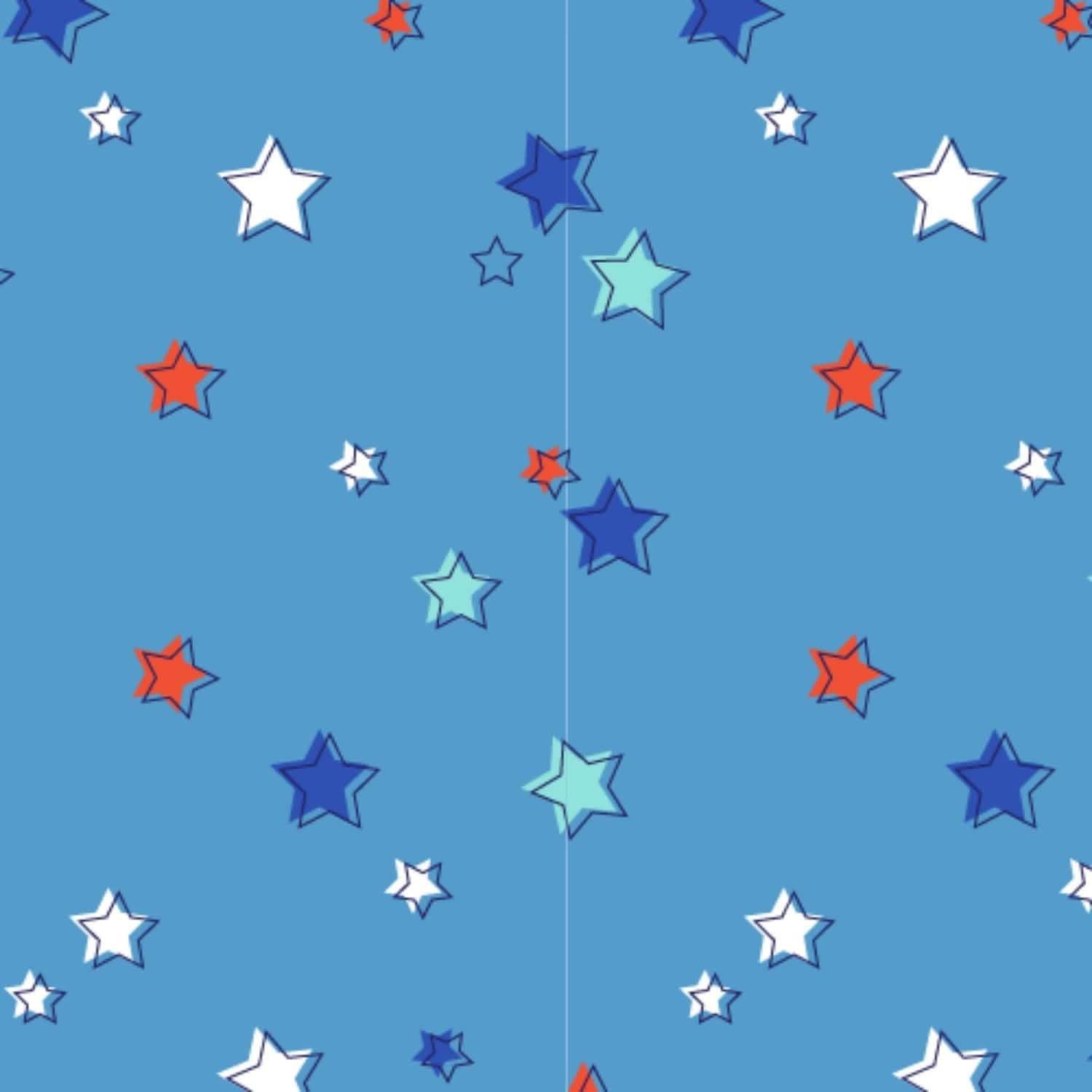 red white and bluetiful modal dog bandana
