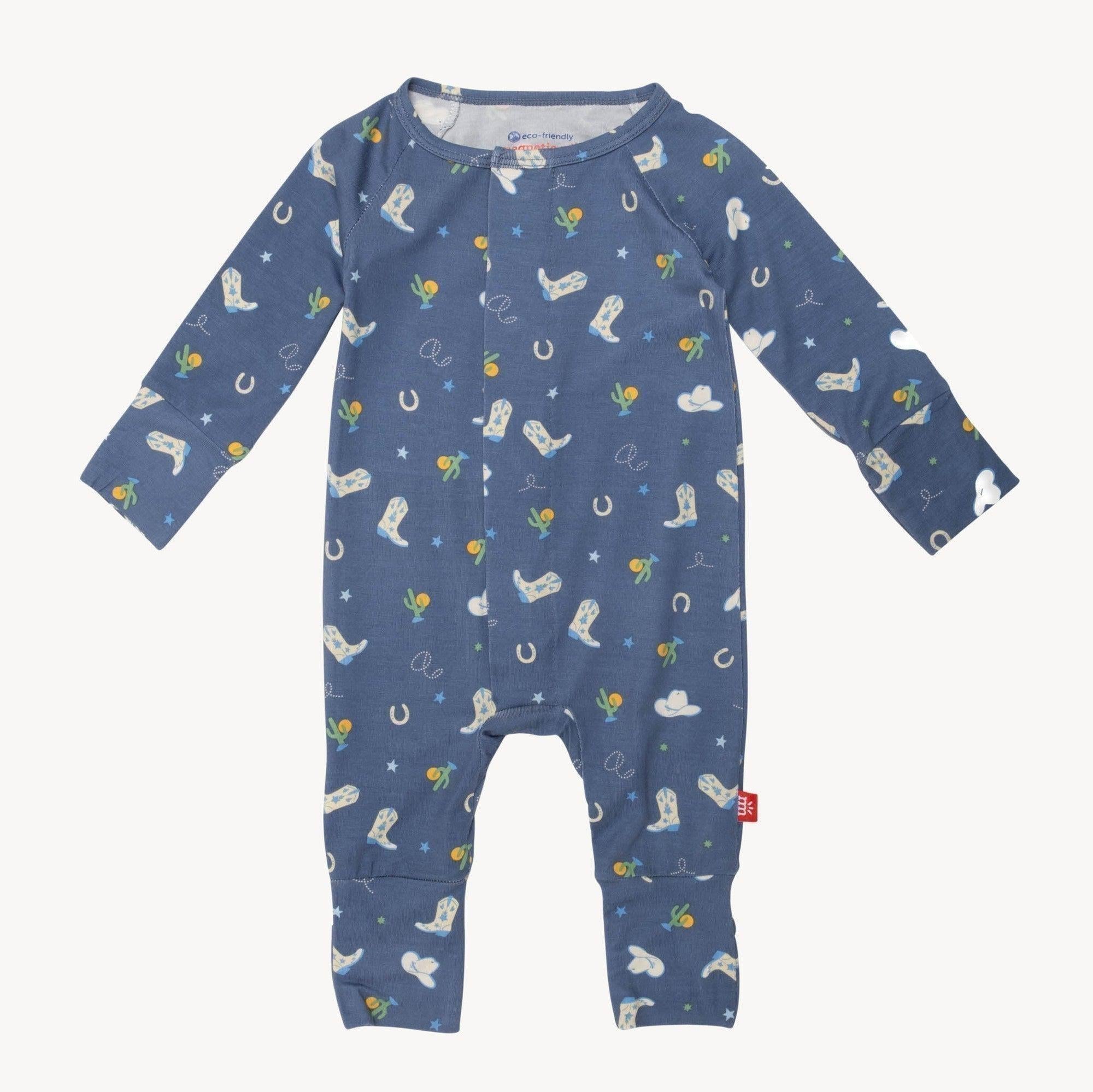 rodeo drive blue modal magnetic convertible grow with me coverall - re-loved