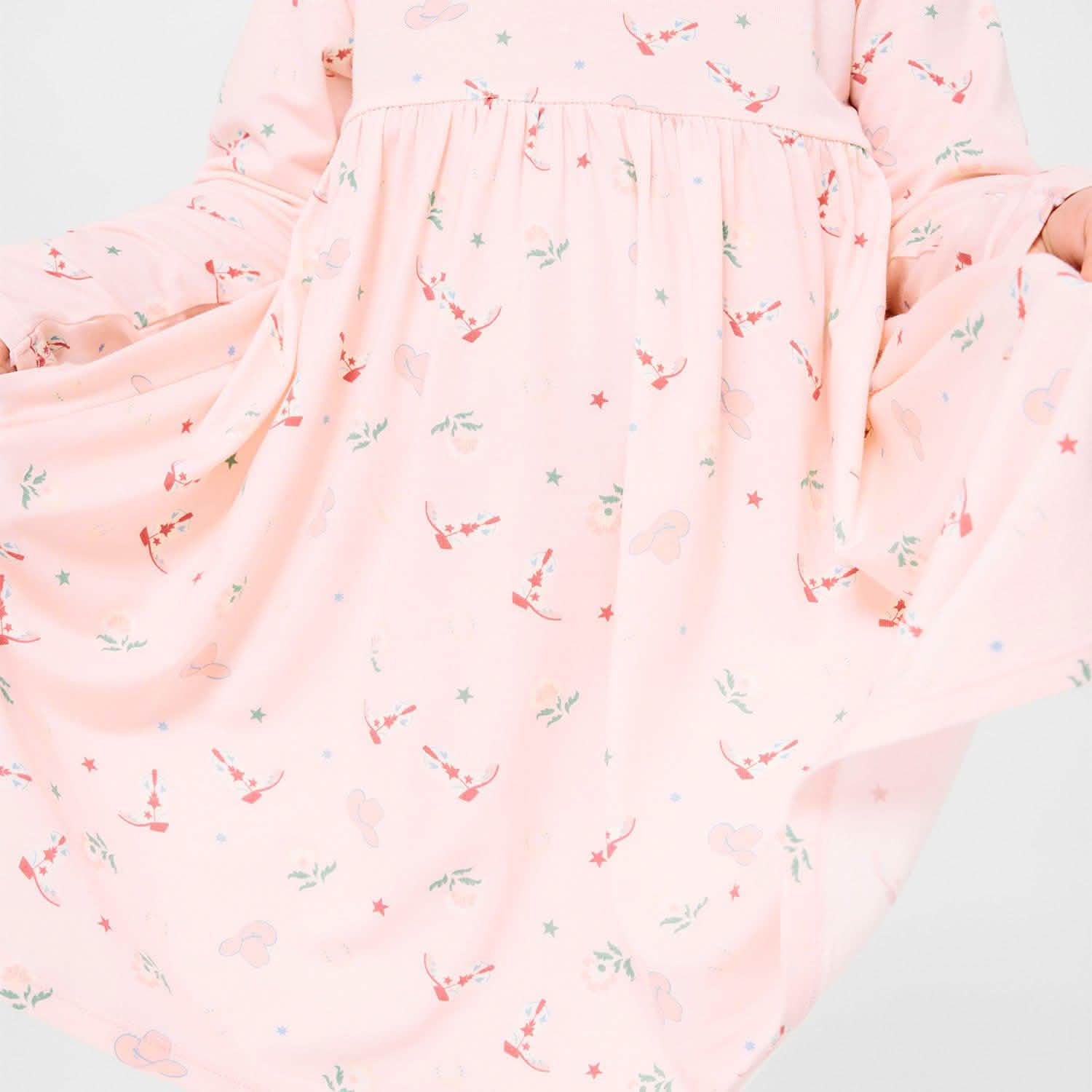 rodeo drive pink modal magnetic easy peasy dress + legging set