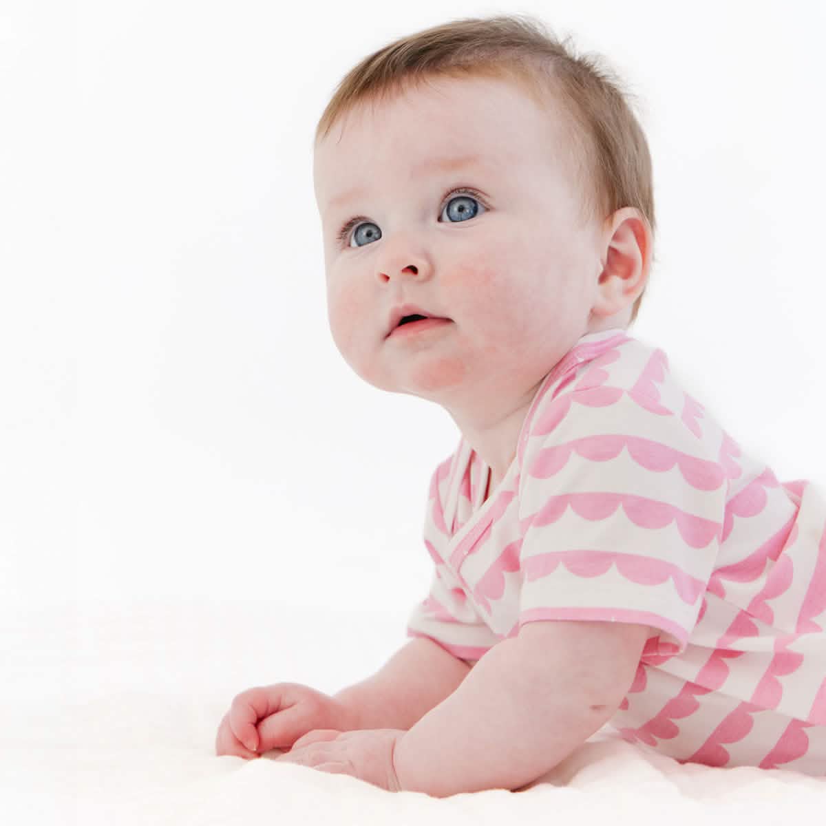 scallop stripe cloudstretch™ magnetic bodysuit