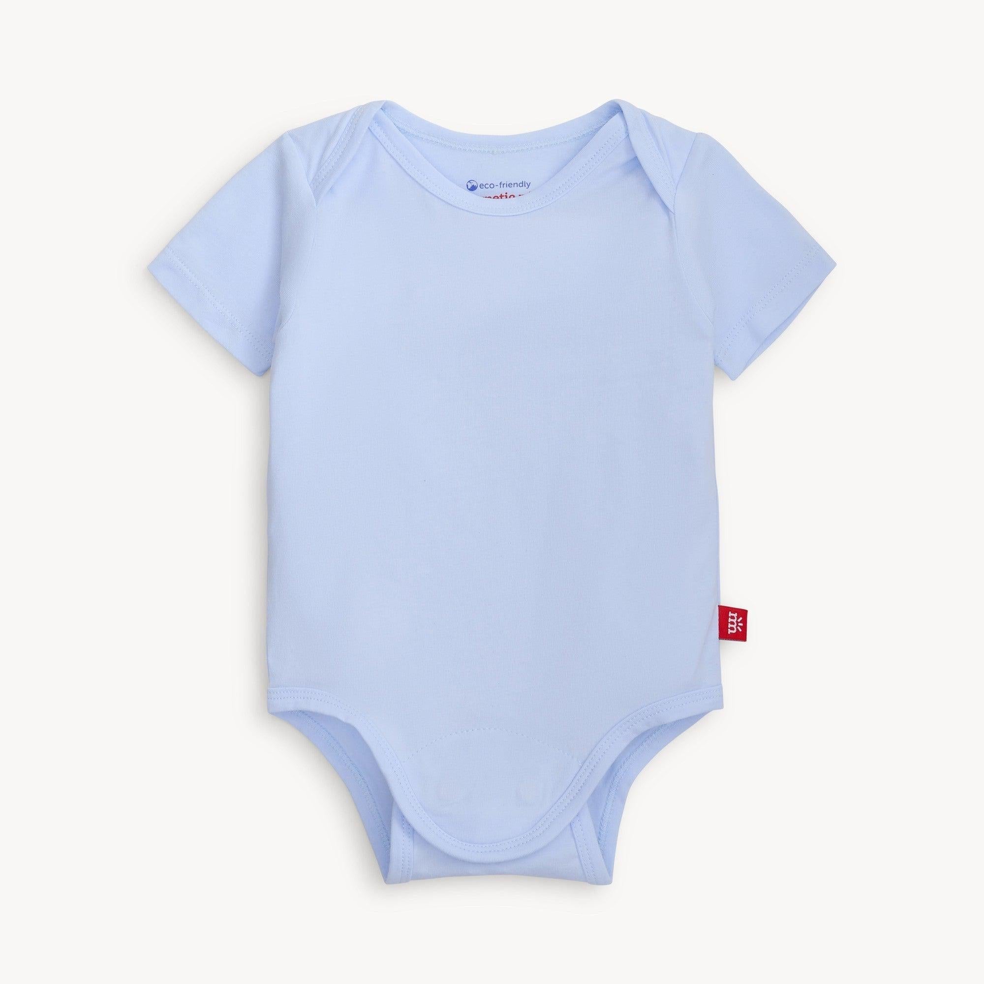 soft baby blue CloudStretch™ magnetic bodysuit