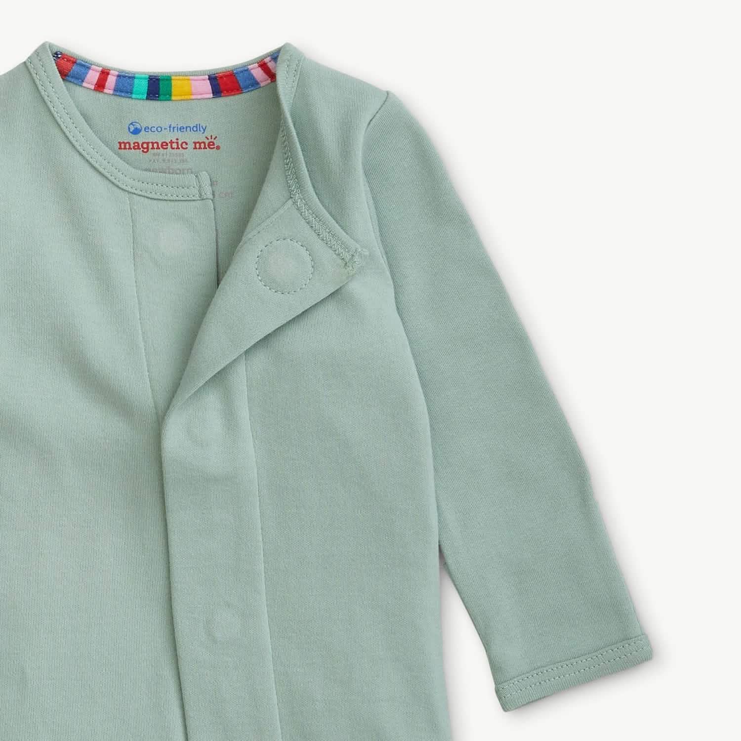 sprout organic cotton magnetic coverall