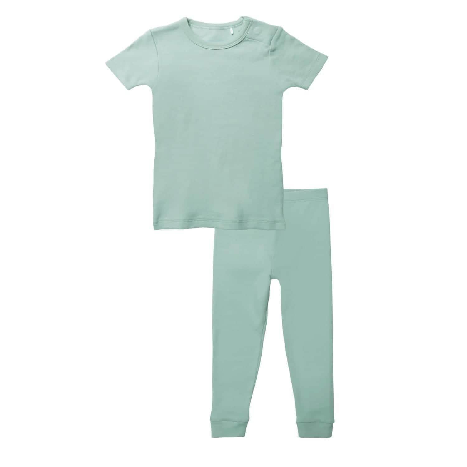 sprout organic cotton magnetic kids pajama set