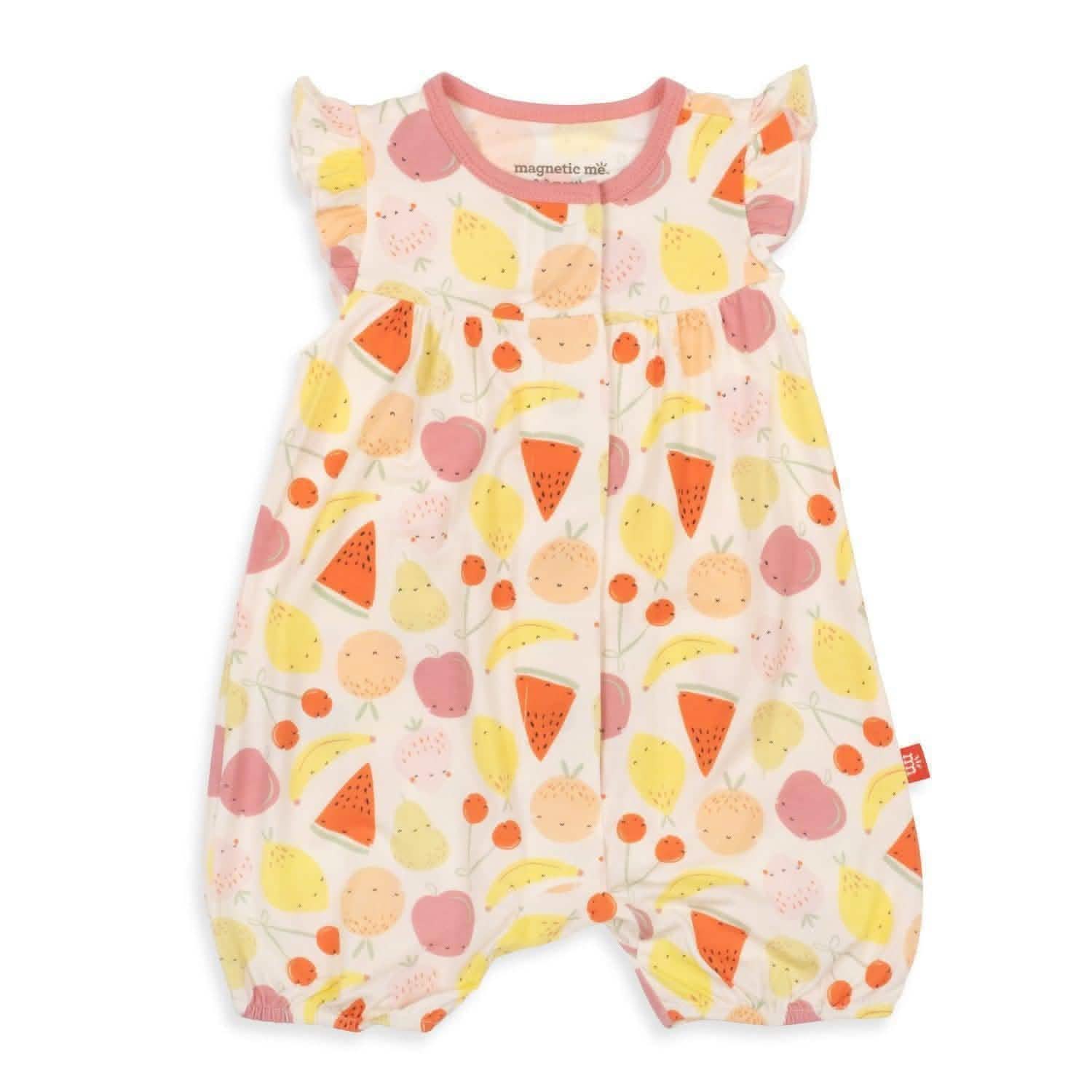 squeeze the day modal magnetic sleeveless romper - re-loved