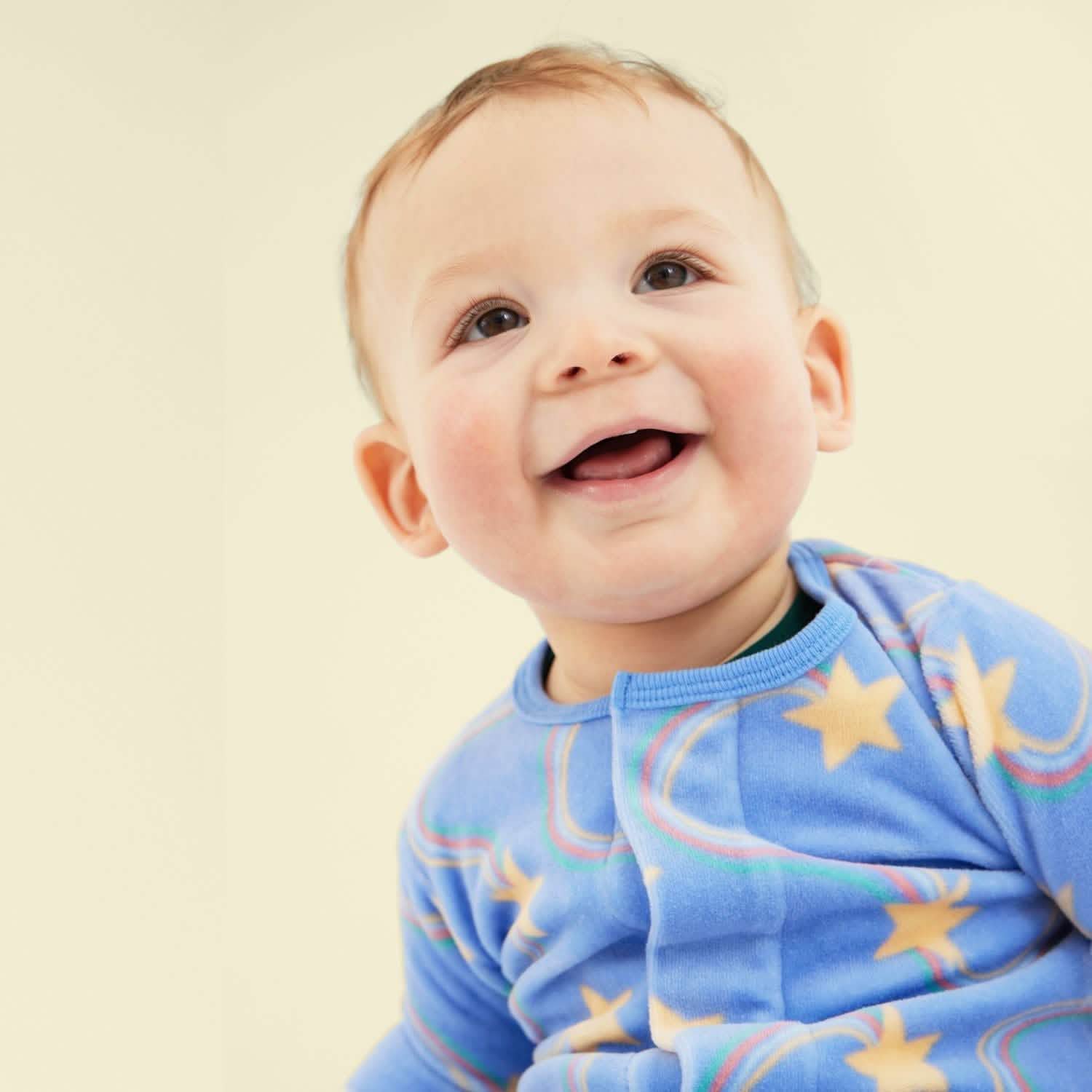 starry nights velour magnetic parent favorite footie