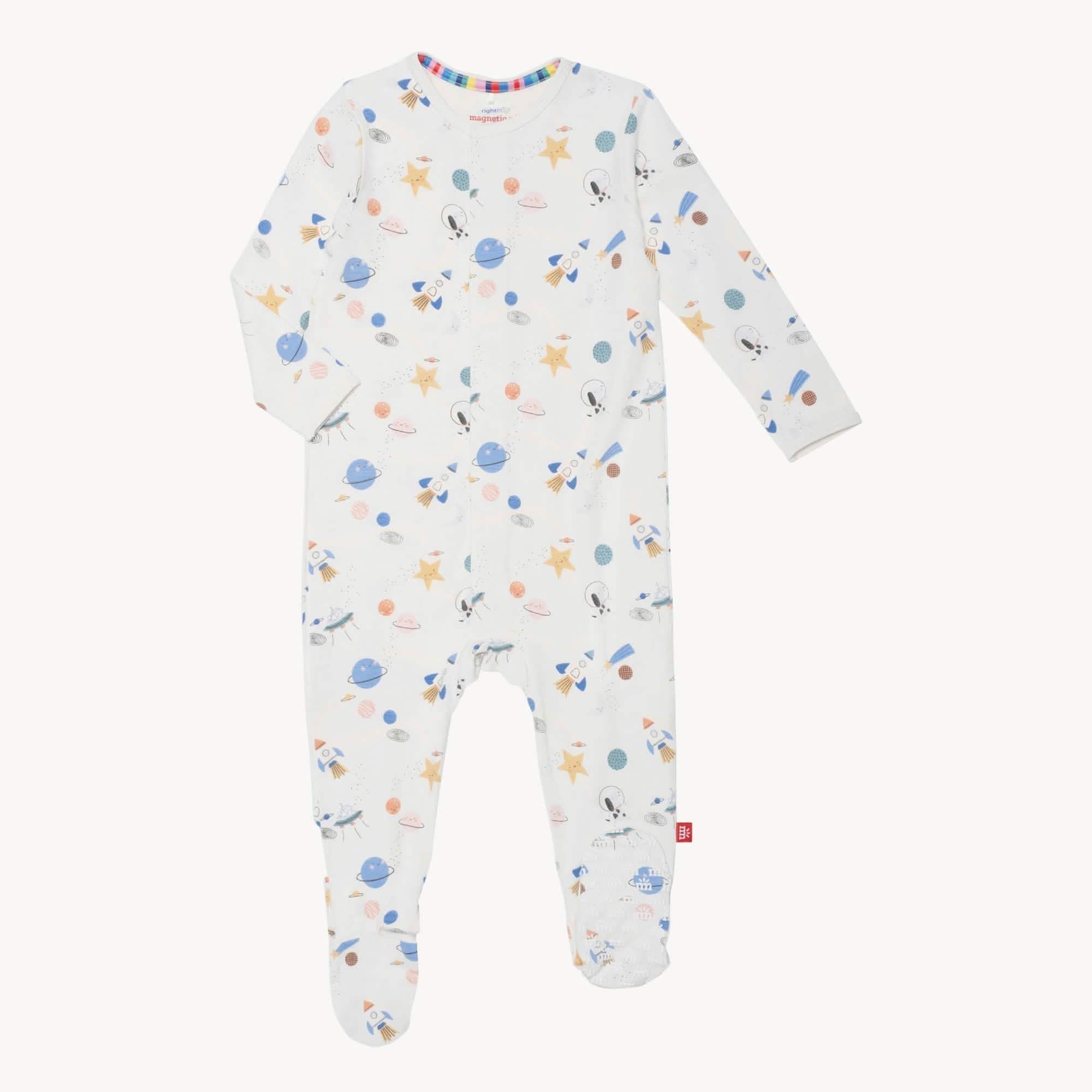 stellar tails RightFit™ magnetic parent favorite footie - re-loved