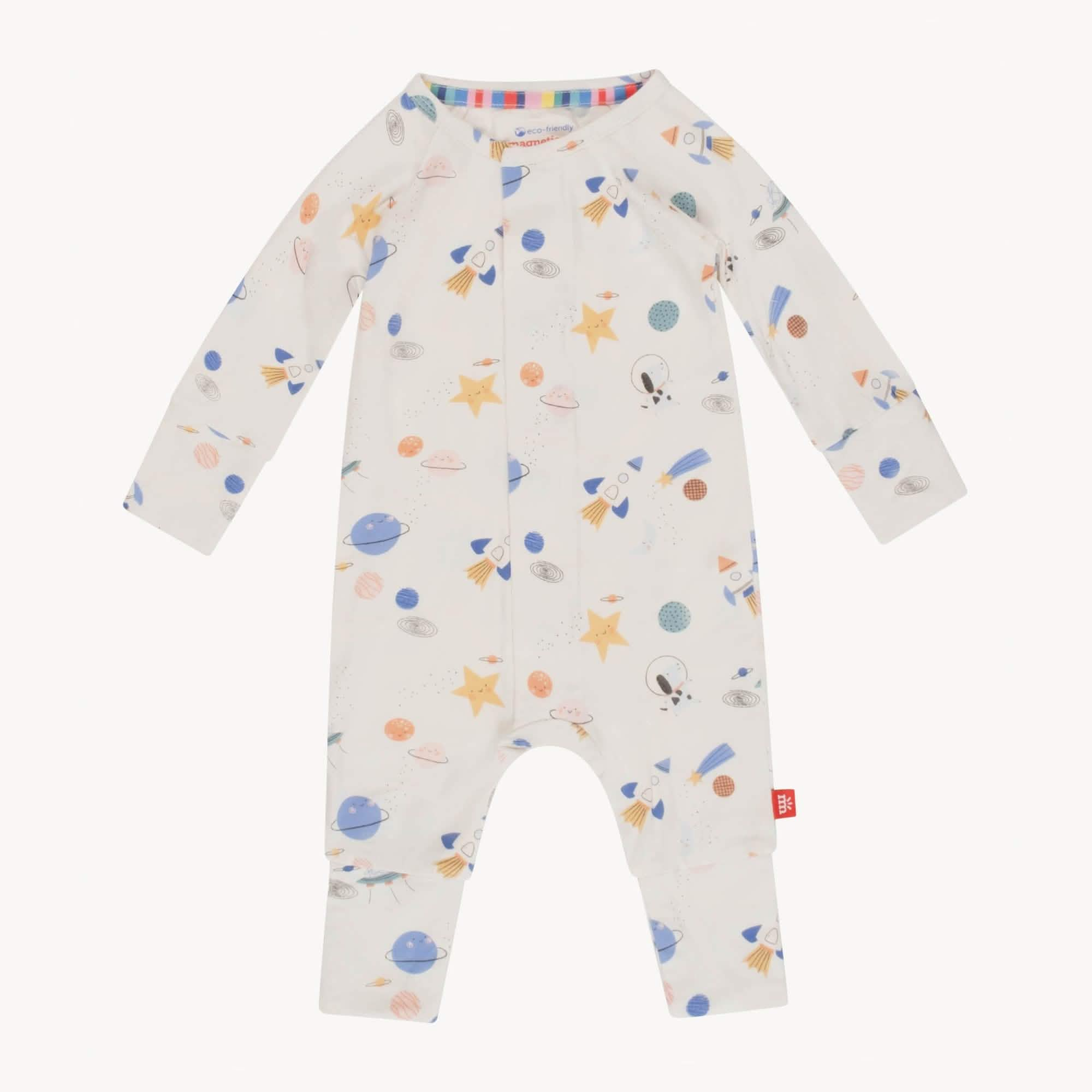 Baby girl magnetic good coverall bundle