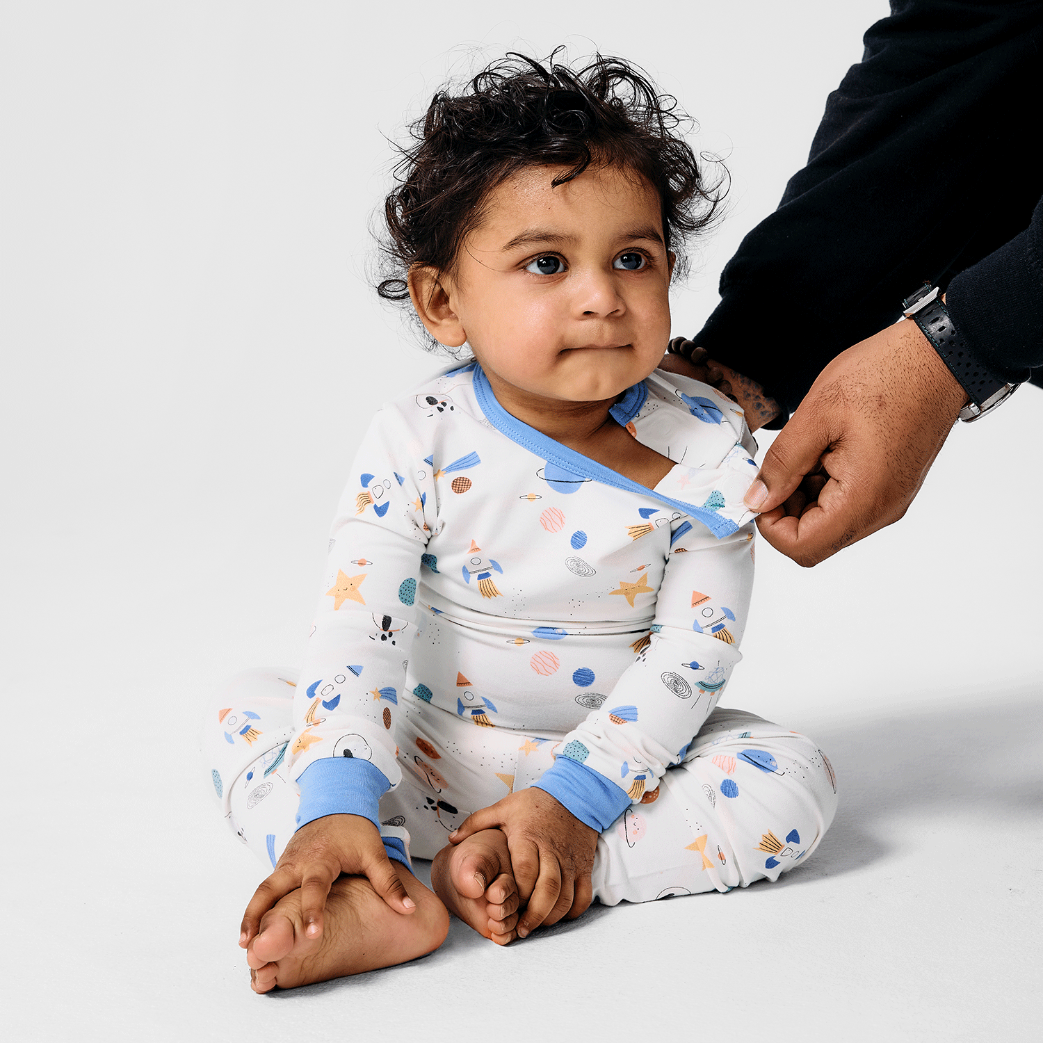 stellar tails modal magnetic no drama kids pajama long sleeve set