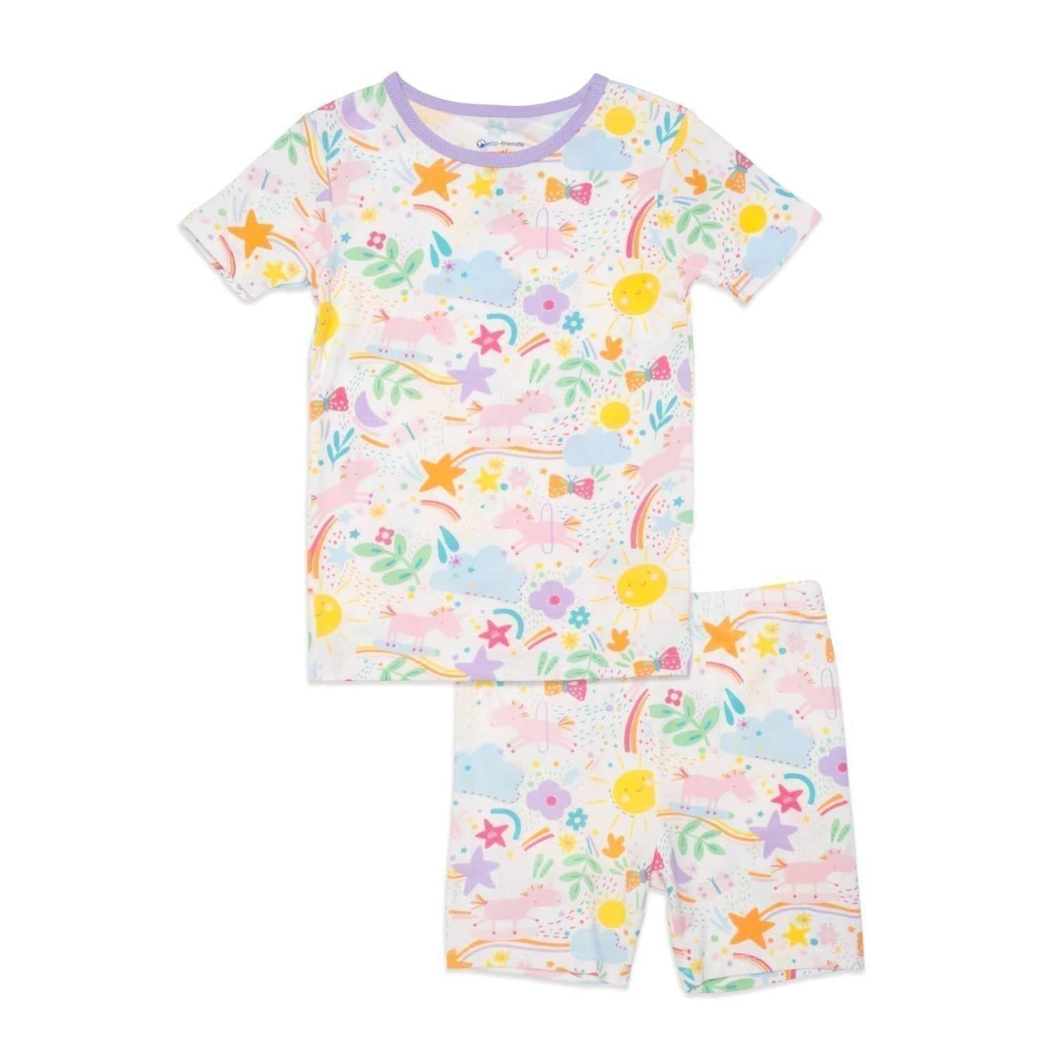 sunny day vibes modal magnetic no drama pajama shortie set - re-loved