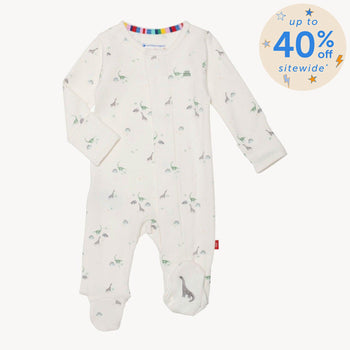 tiny diny organic cotton magnetic parent favorite footie