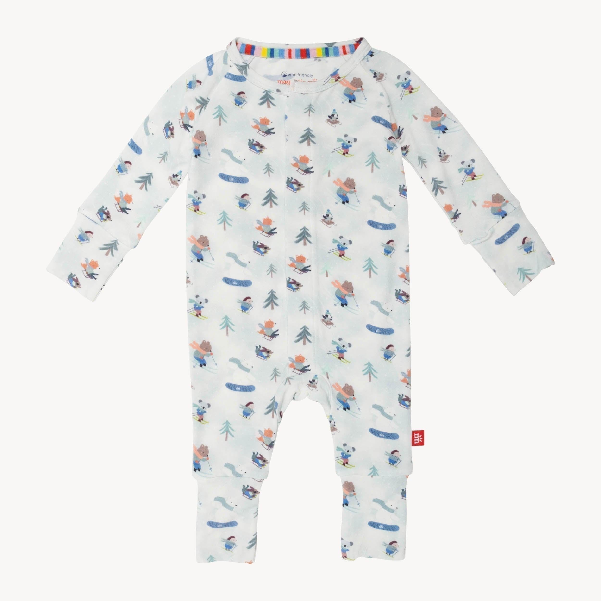 'tis the ski-son modal magnetic convertible grow with me coverall - re-loved